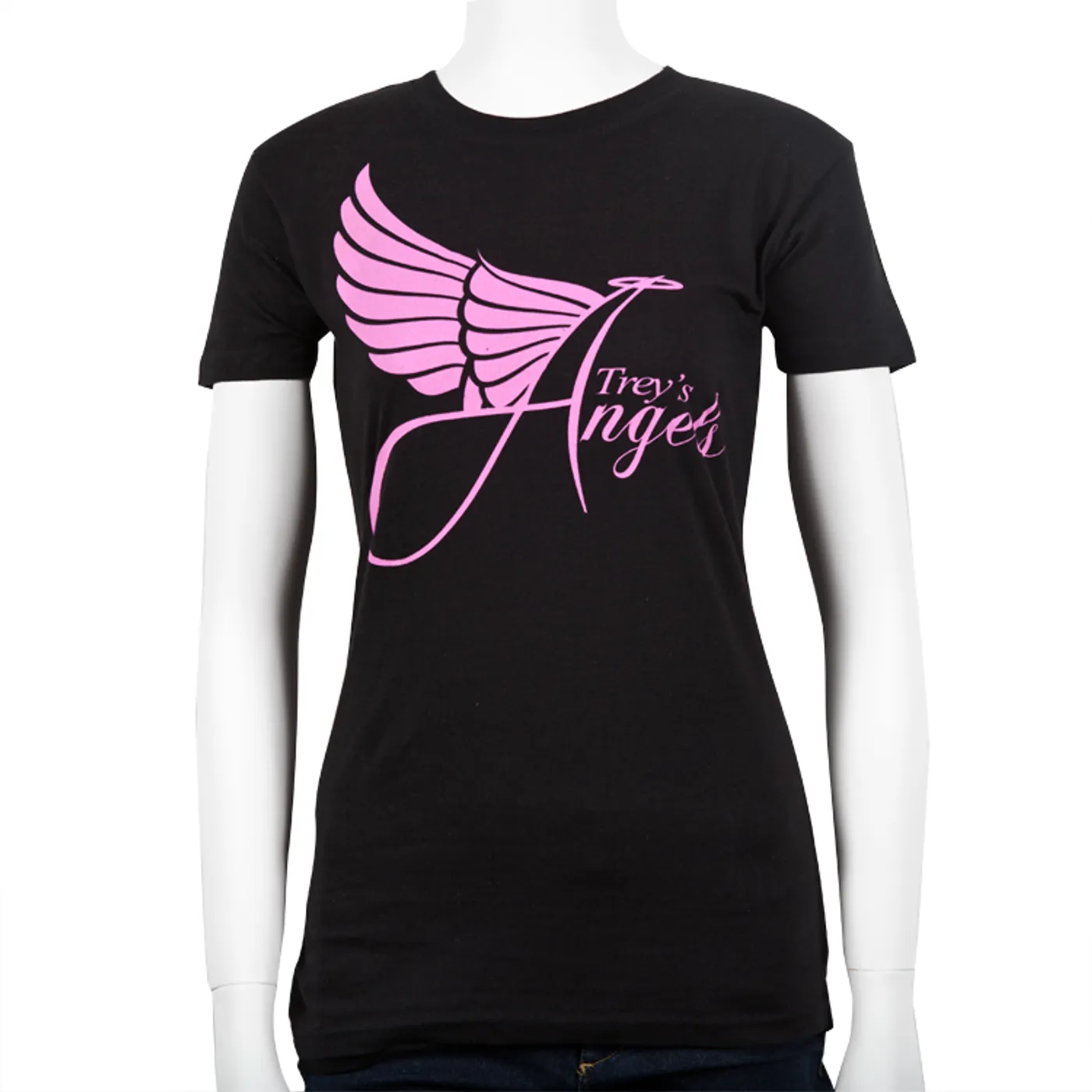 Trey Songz Trey's Angels Pink Logo Juniors T-Shirt
