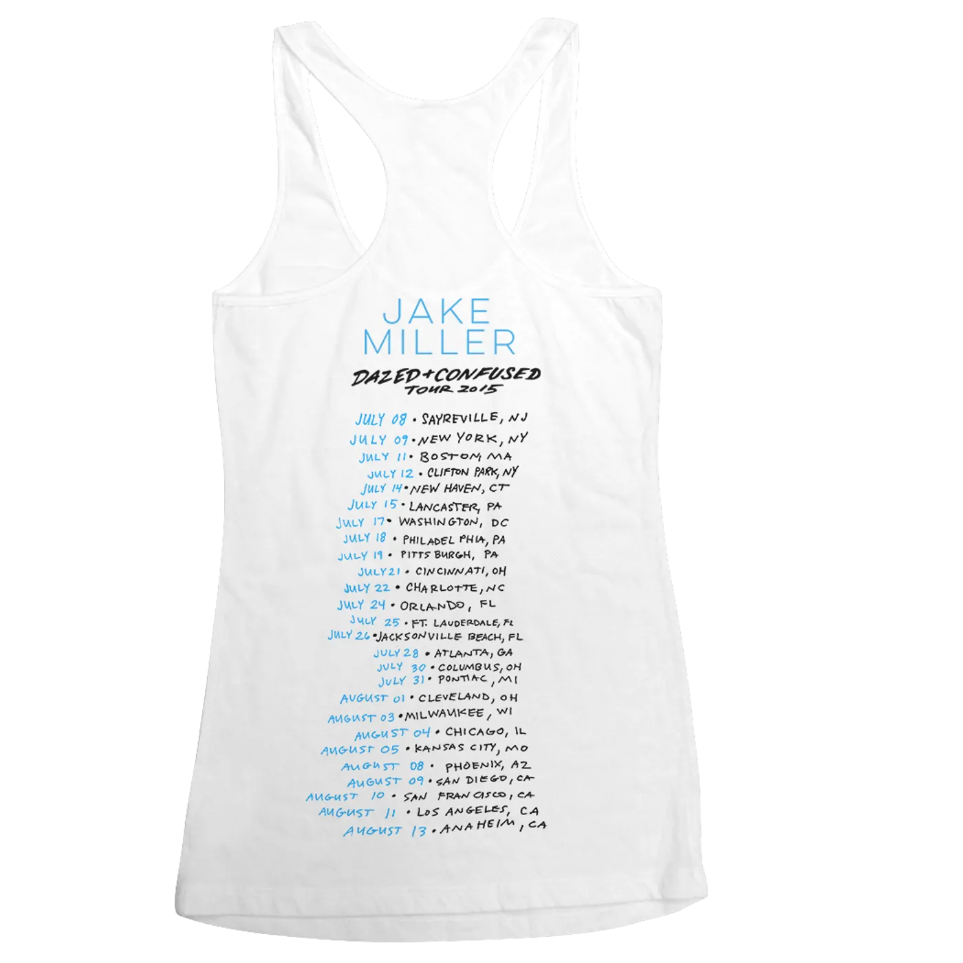 Jake Miller Head in the Clouds Tank