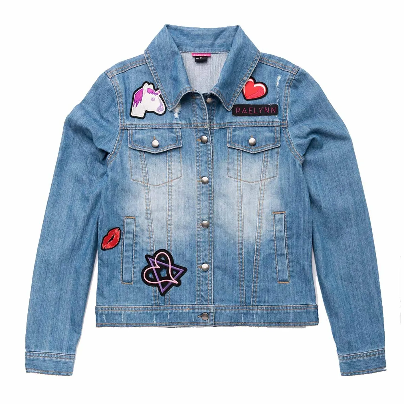RaeLynn Wildhorse Denim Patch Jacket