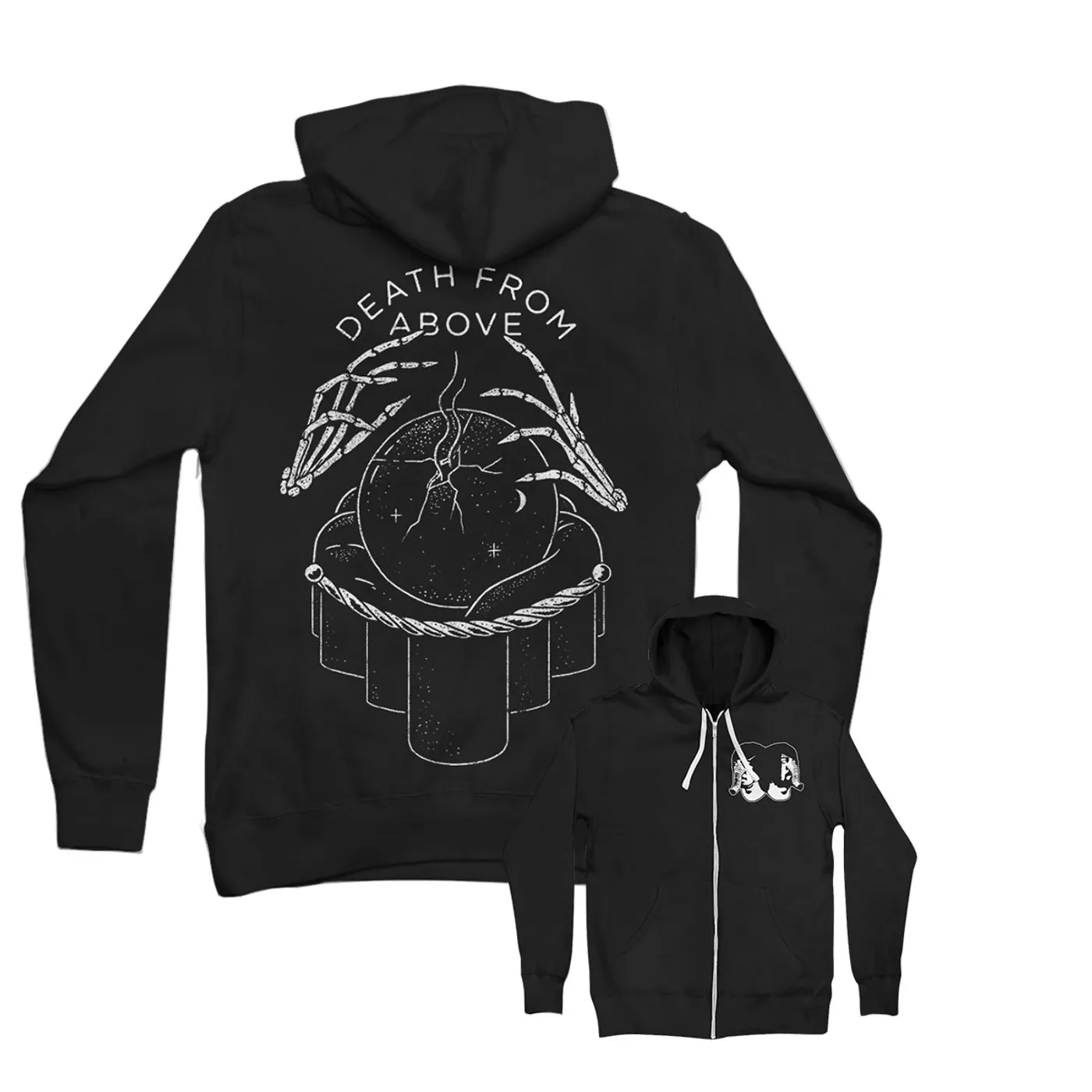 Death From Above 1979 Crystal Ball Logo Hoodie
