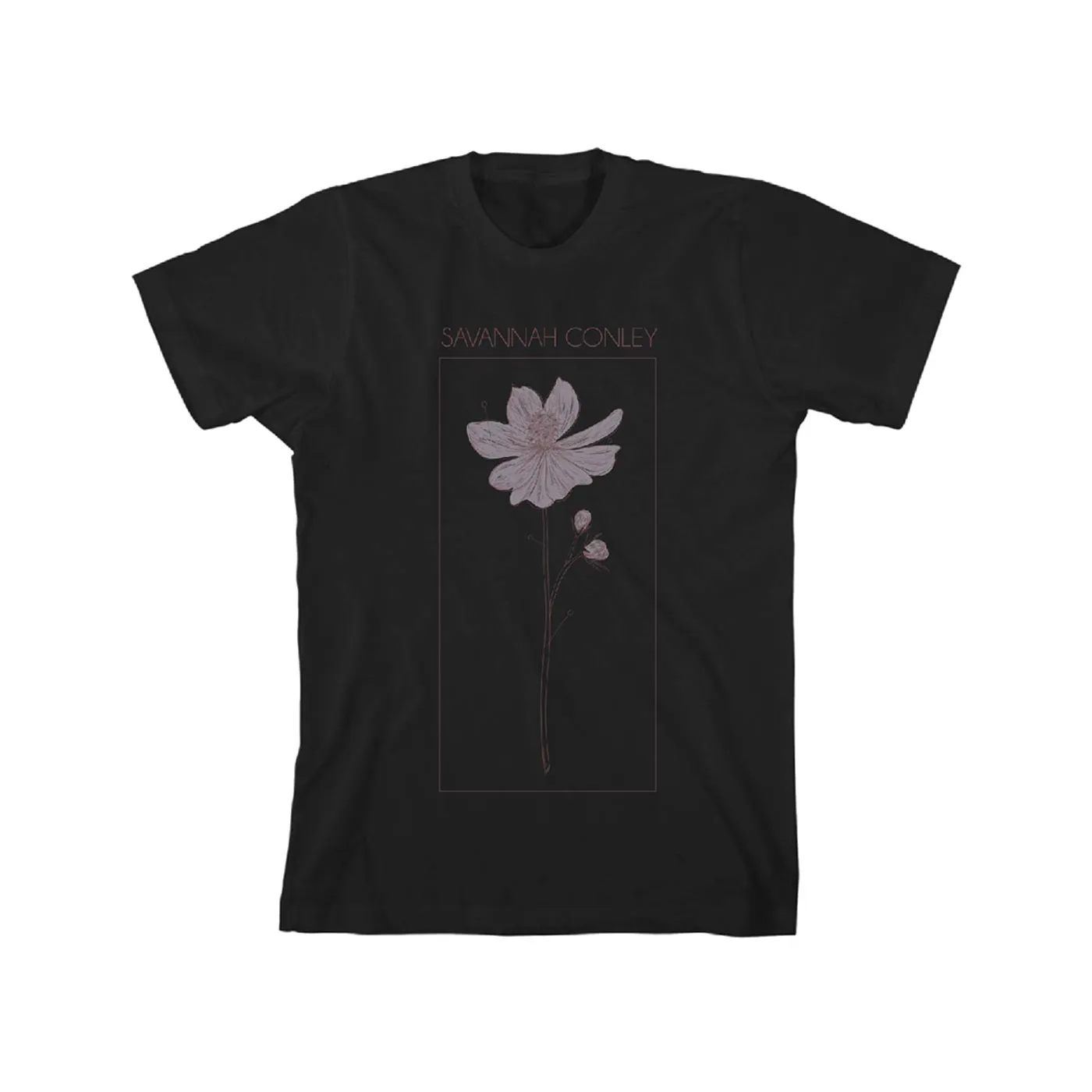 Savannah Conley Flower Sketch T-Shirt