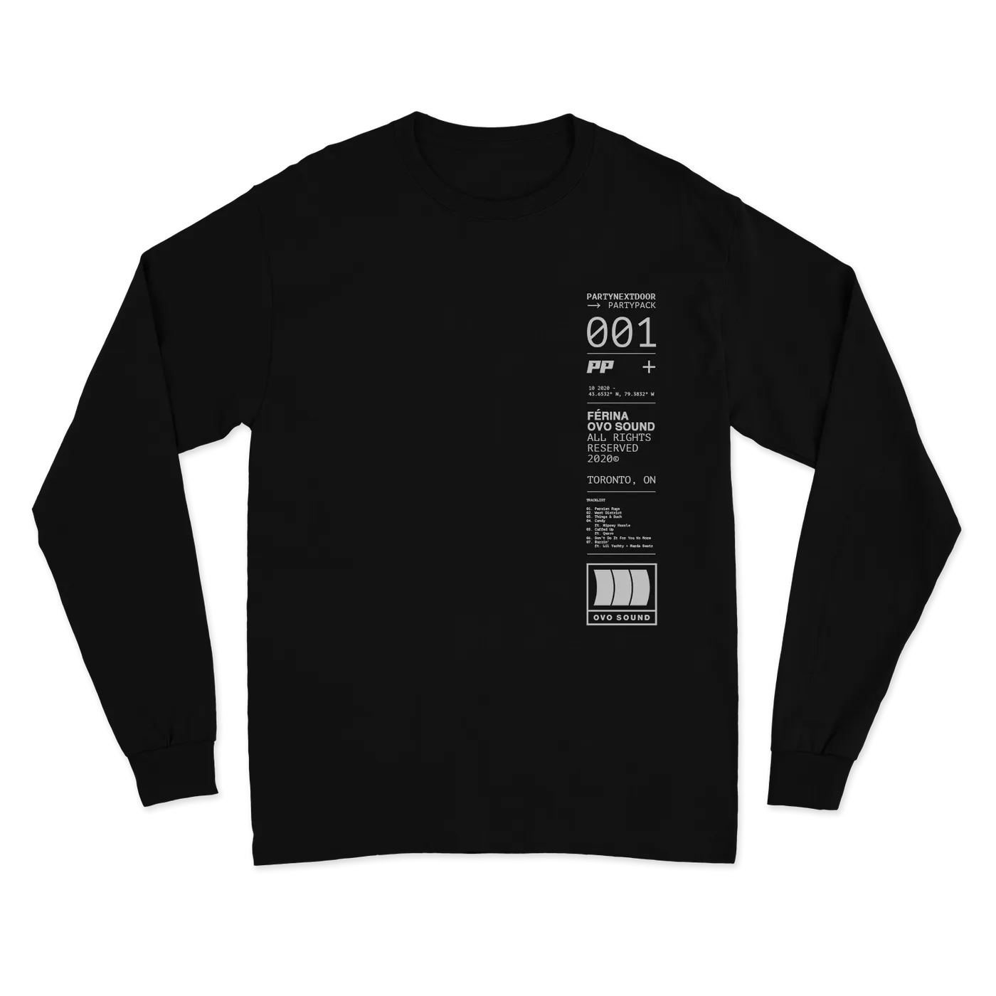 PARTYNEXTDOOR PARTYPACK Long Sleeve T-Shirt