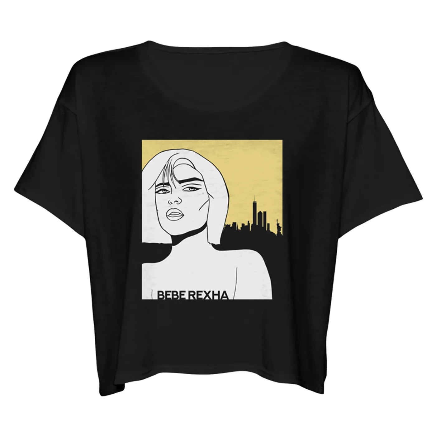 Bebe Rexha Bebe Cartoon Crop Top
