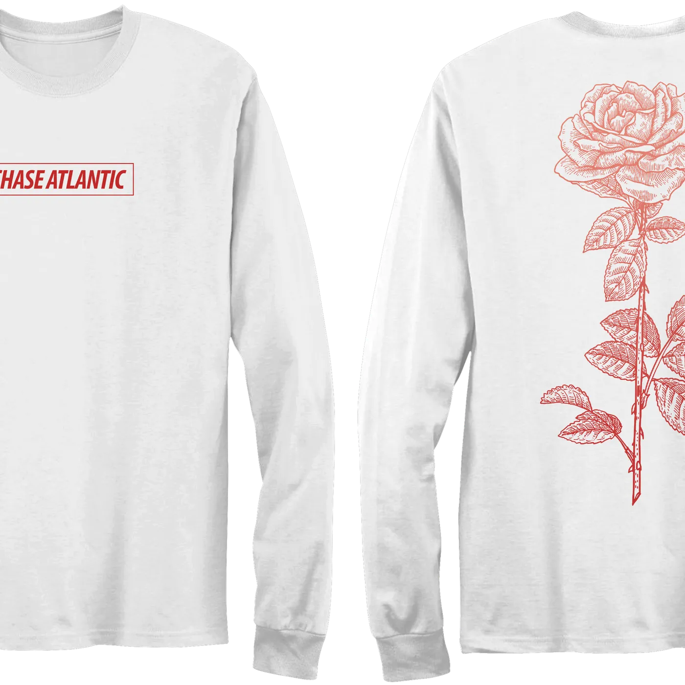 Chase Atlantic Jumbo Rose Long Sleeve T-Shirt