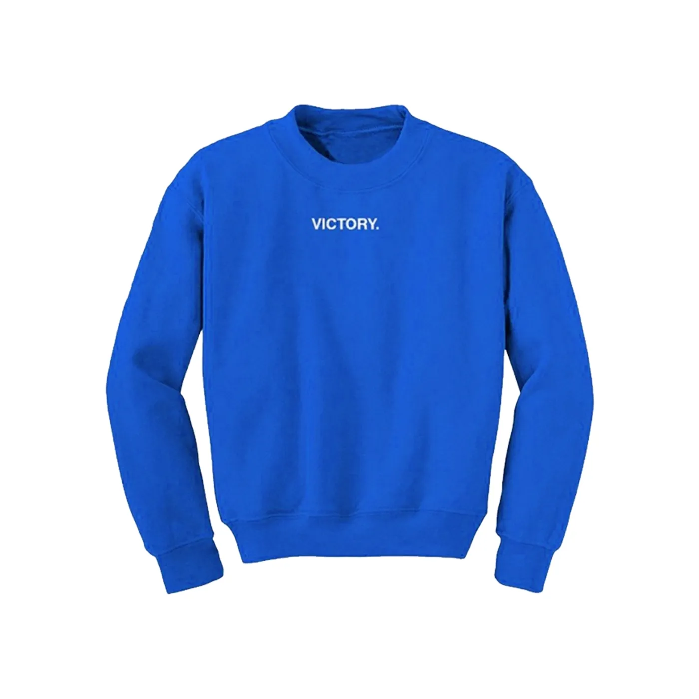 Nipsey Hussle Victory Embroidered Blue Crew Neck