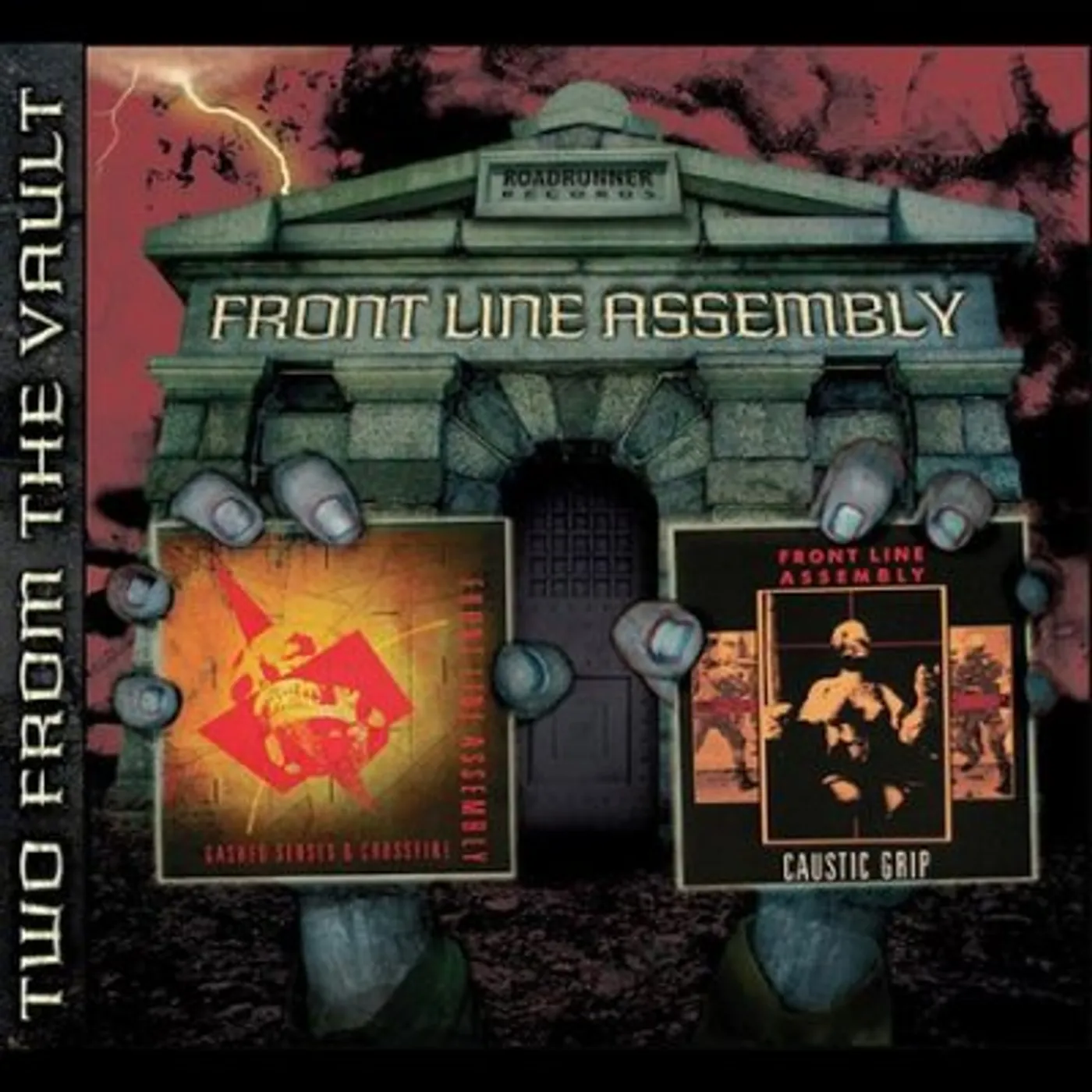 FRONT LINE ASSEMBLY - Caustic Grip/Gashed Senses & Crossfire CD