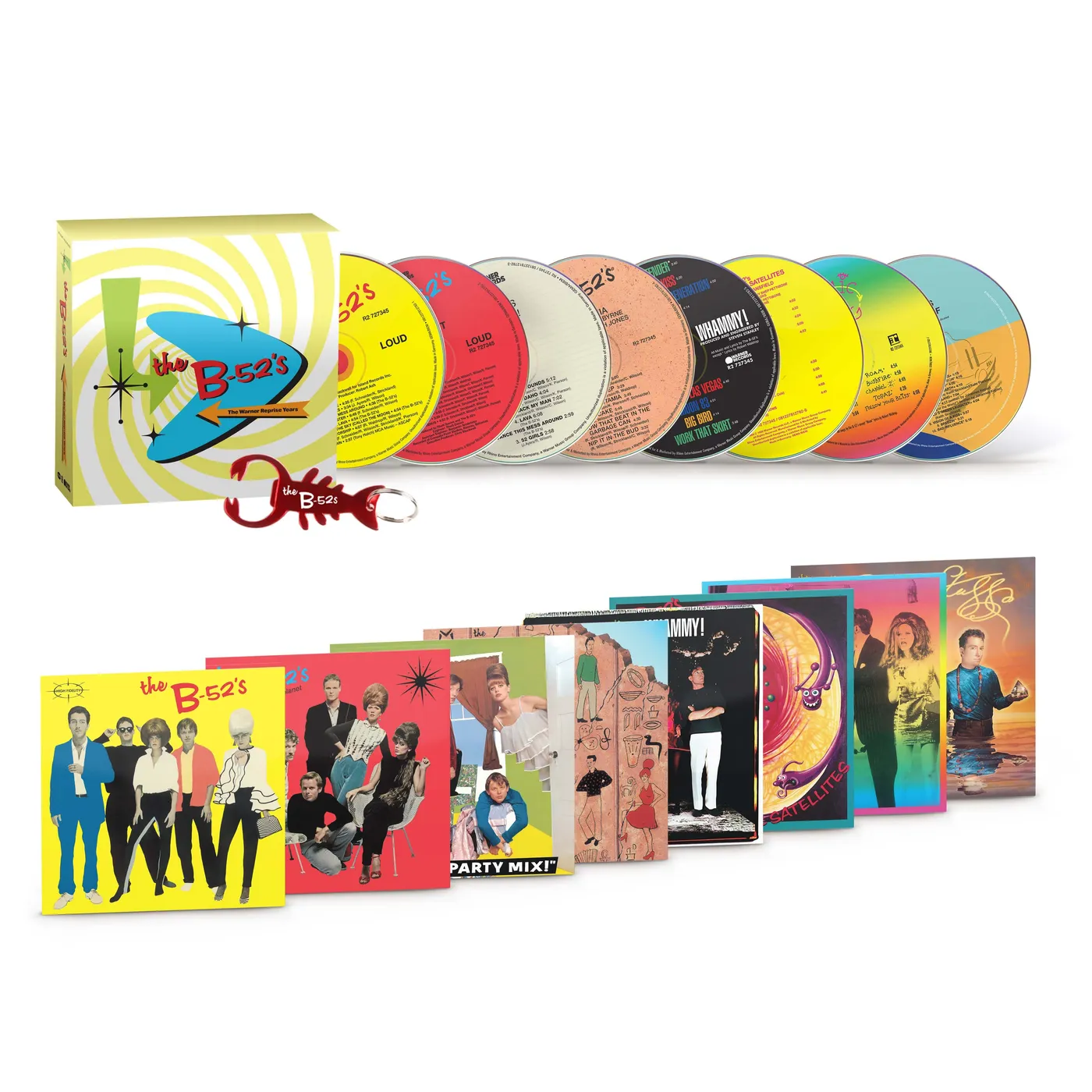 The B-52's Warner & Reprise Years 8CD Boxset (with Free Bottle Opener)