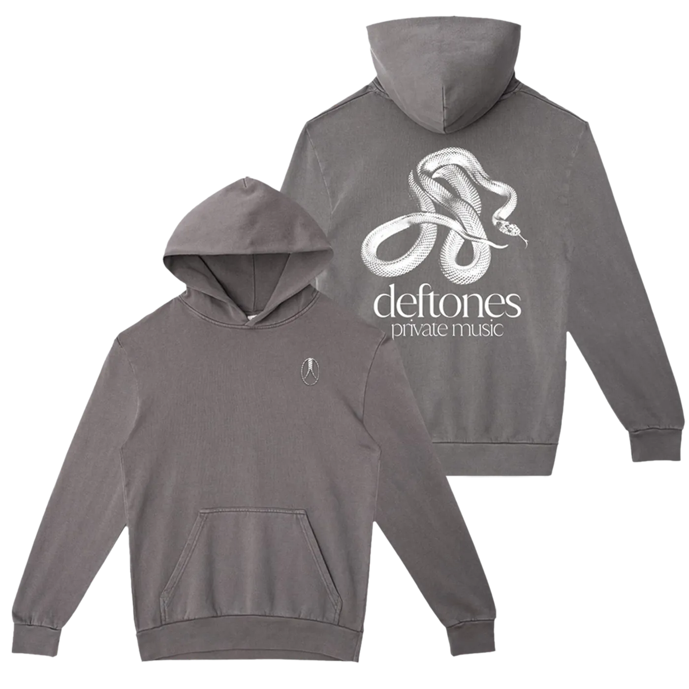 Deftones private music embroidered hoodie
