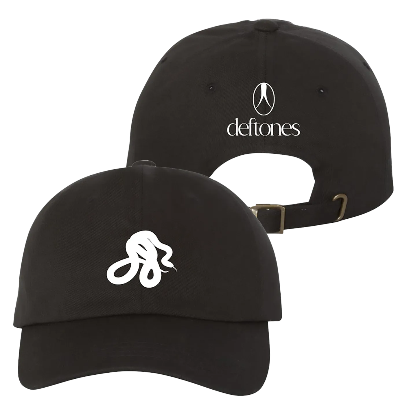 Deftones snake embroidered hat