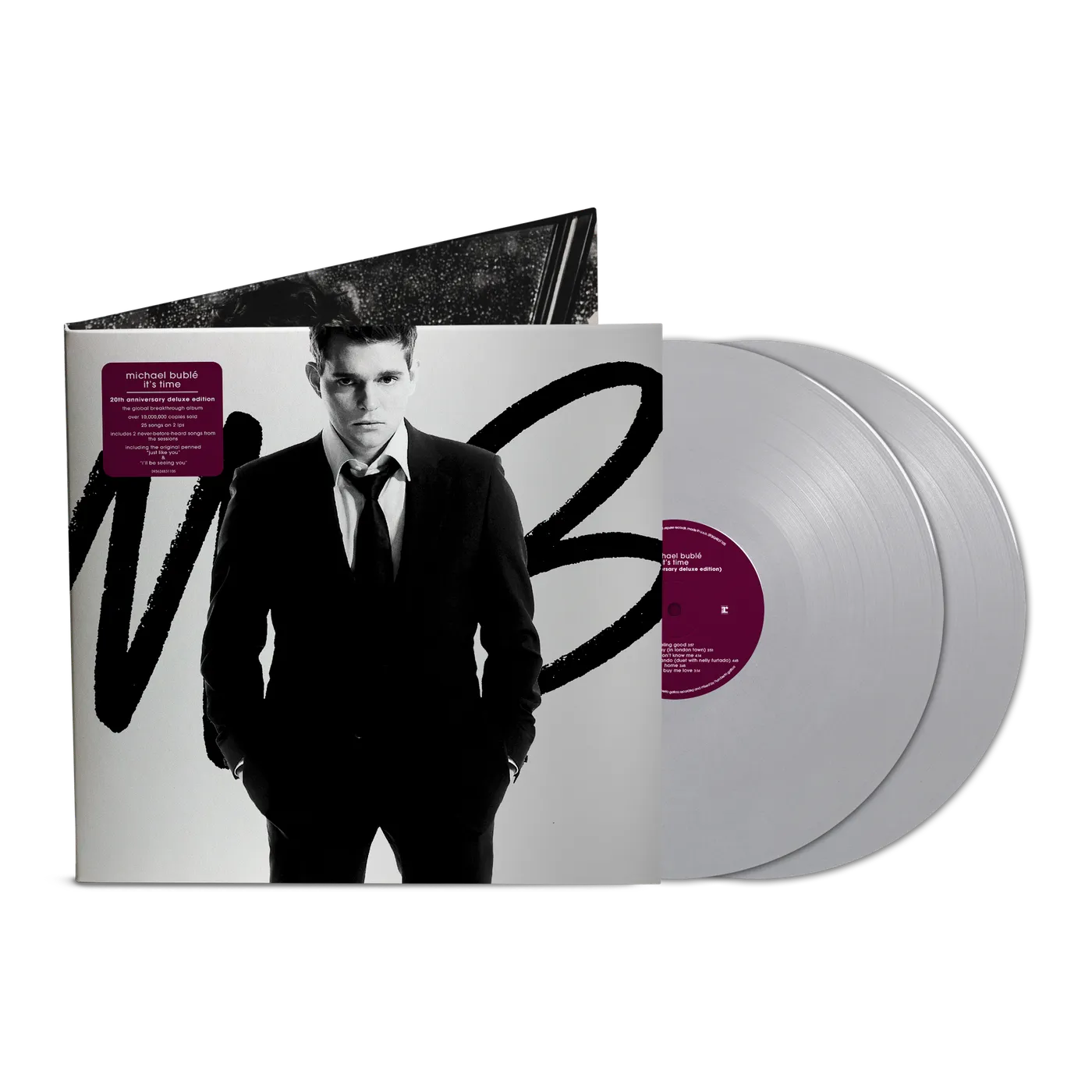 Michael Bublé It's Time (20th Anniversary Deluxe Edition) Silver 2LP (Vinyl)
