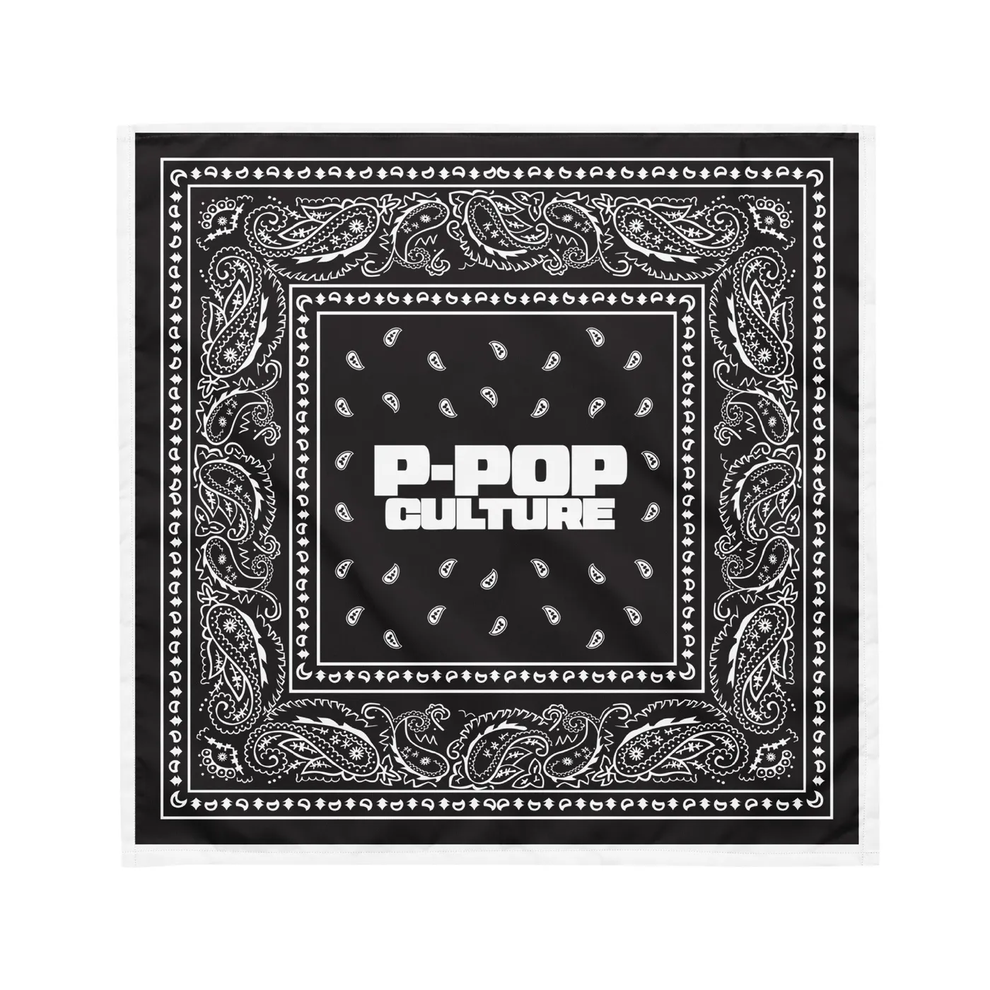 Karan Aujla P-POP CULTURE Black Bandana