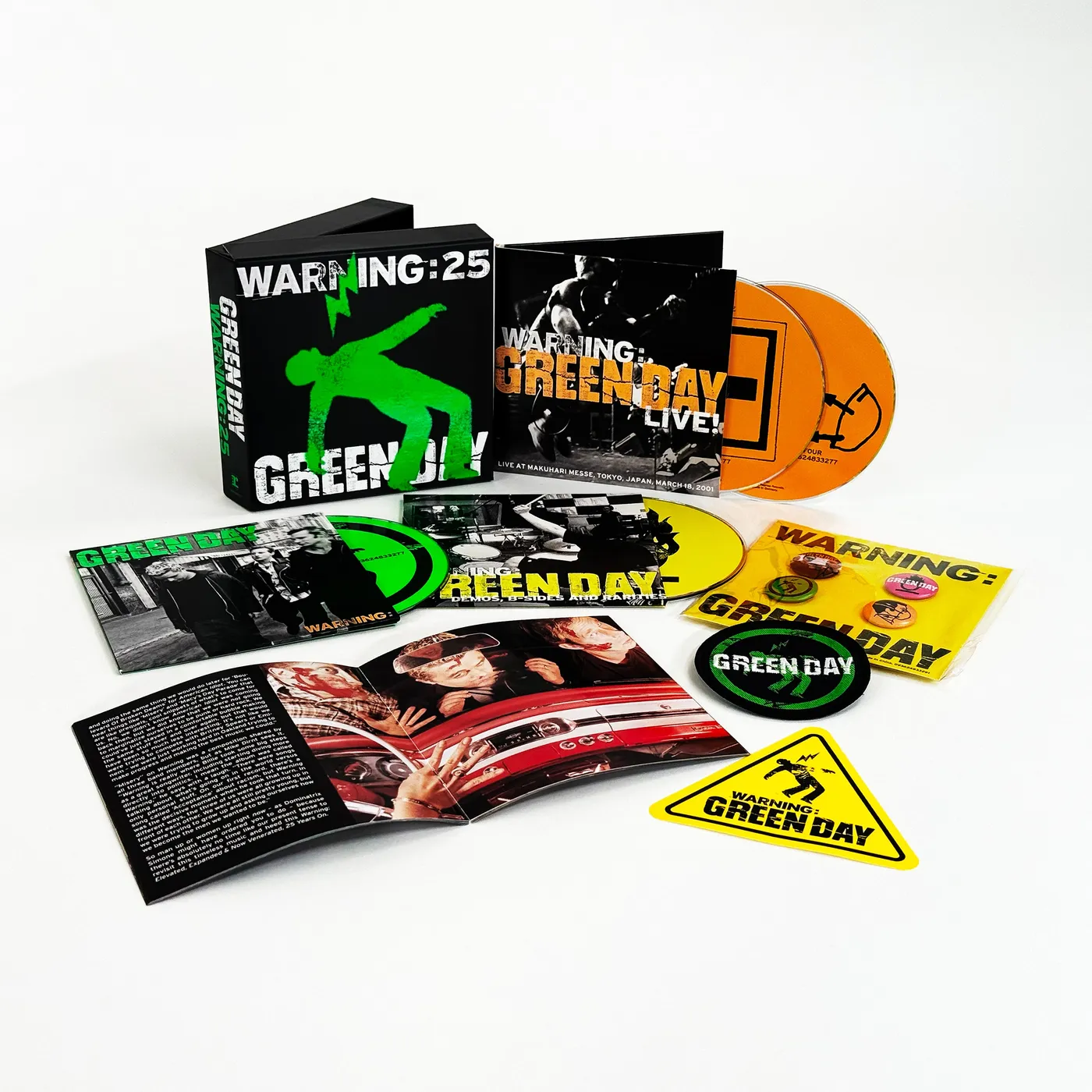 Green Day Warning 25th Anniversary Deluxe Edition CD