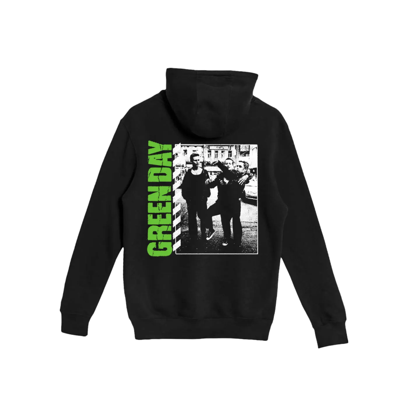 Green Day Warning Photo Zip Hoodie