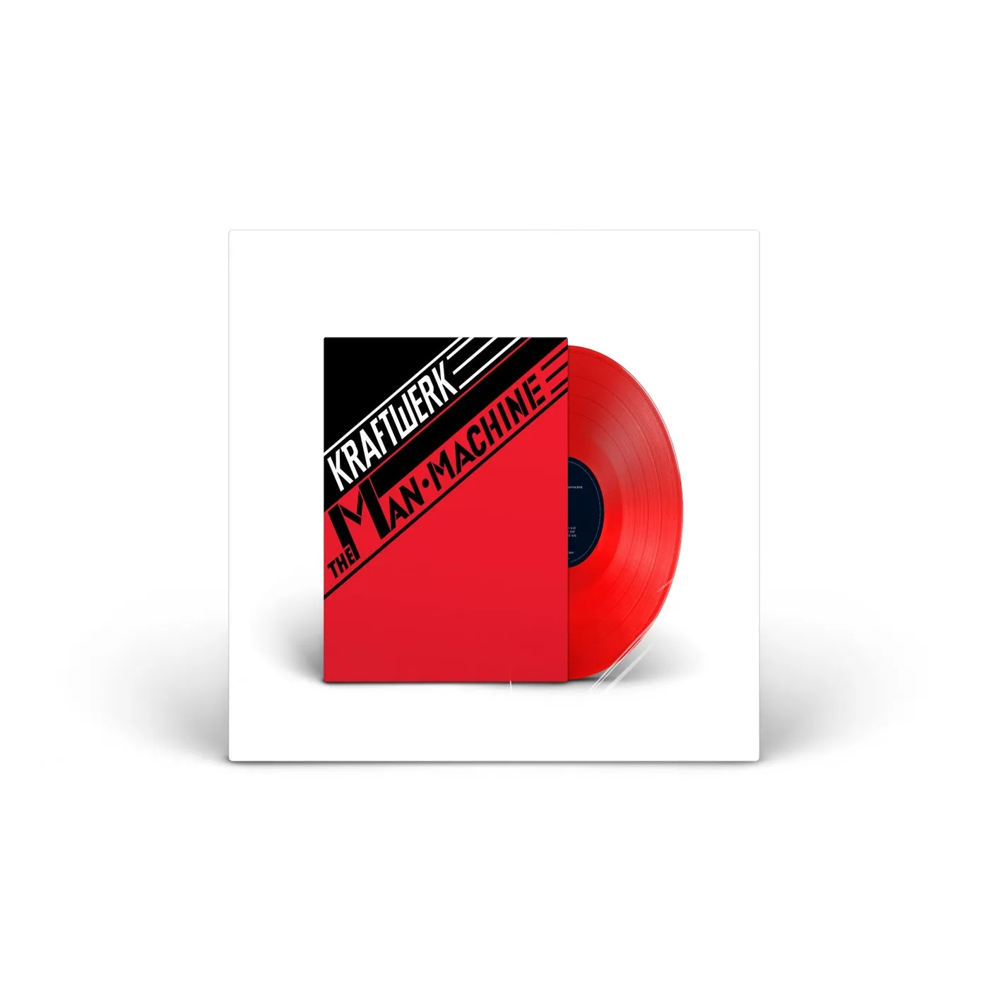 Kraftwerk The Man-Machine (Transparent Red Vinyl) vinyl LP