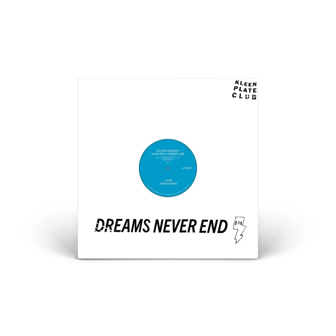 LCD Soundsystem Home (Tom Sharkett Edit) vinyl LP