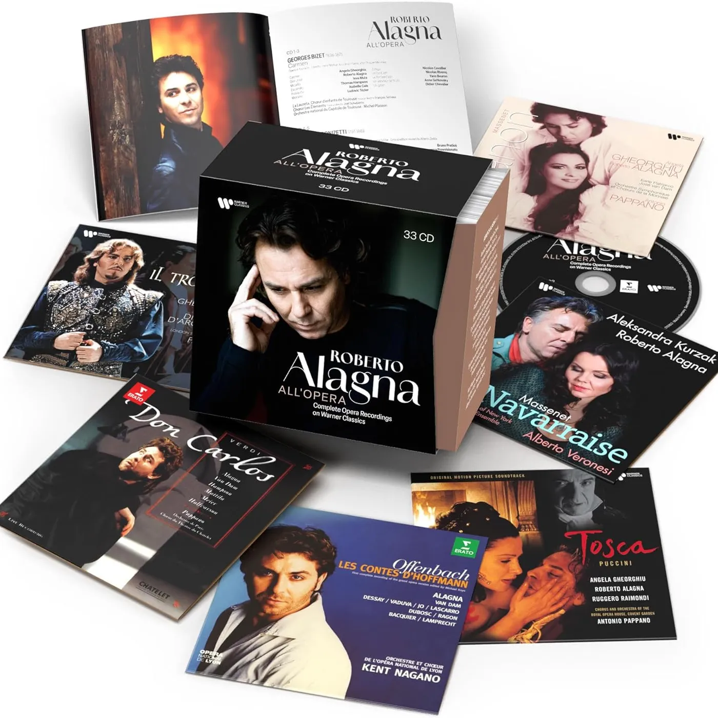 Roberto Alagna all'opera - The Complete Warner Classics Opera Edition 33CD