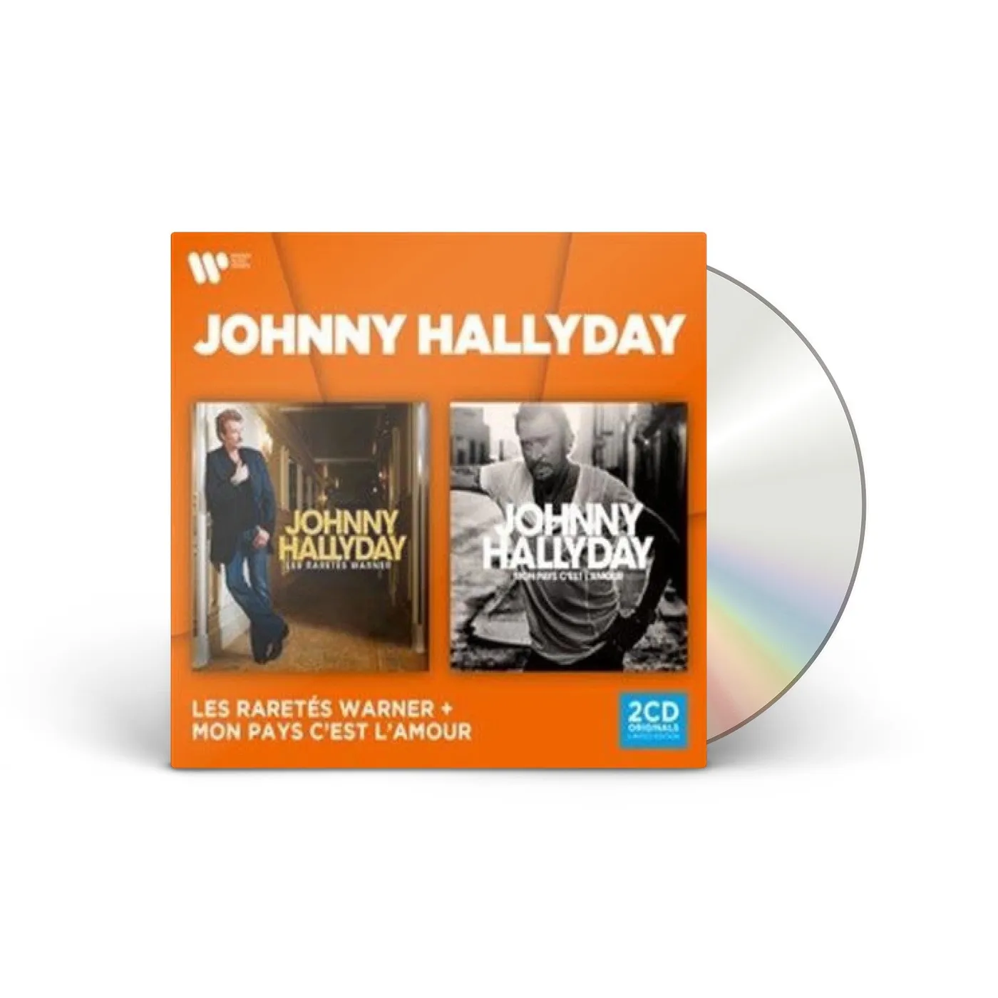Johnny Hallyday Coffret 2CD ( Les raretés / Mon pays c'est l'amour) 2CD