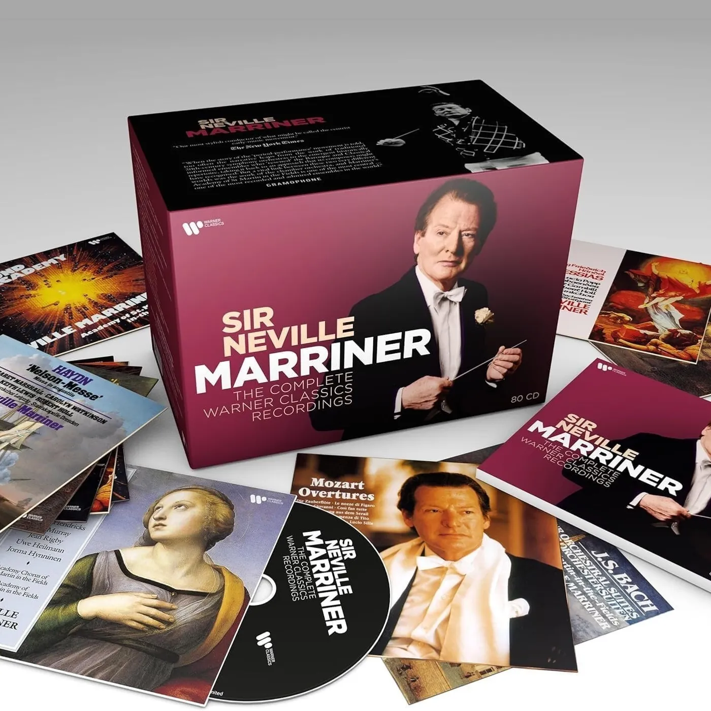 Sir Neville Marriner The Complete Warner Classics Recordings 80CD