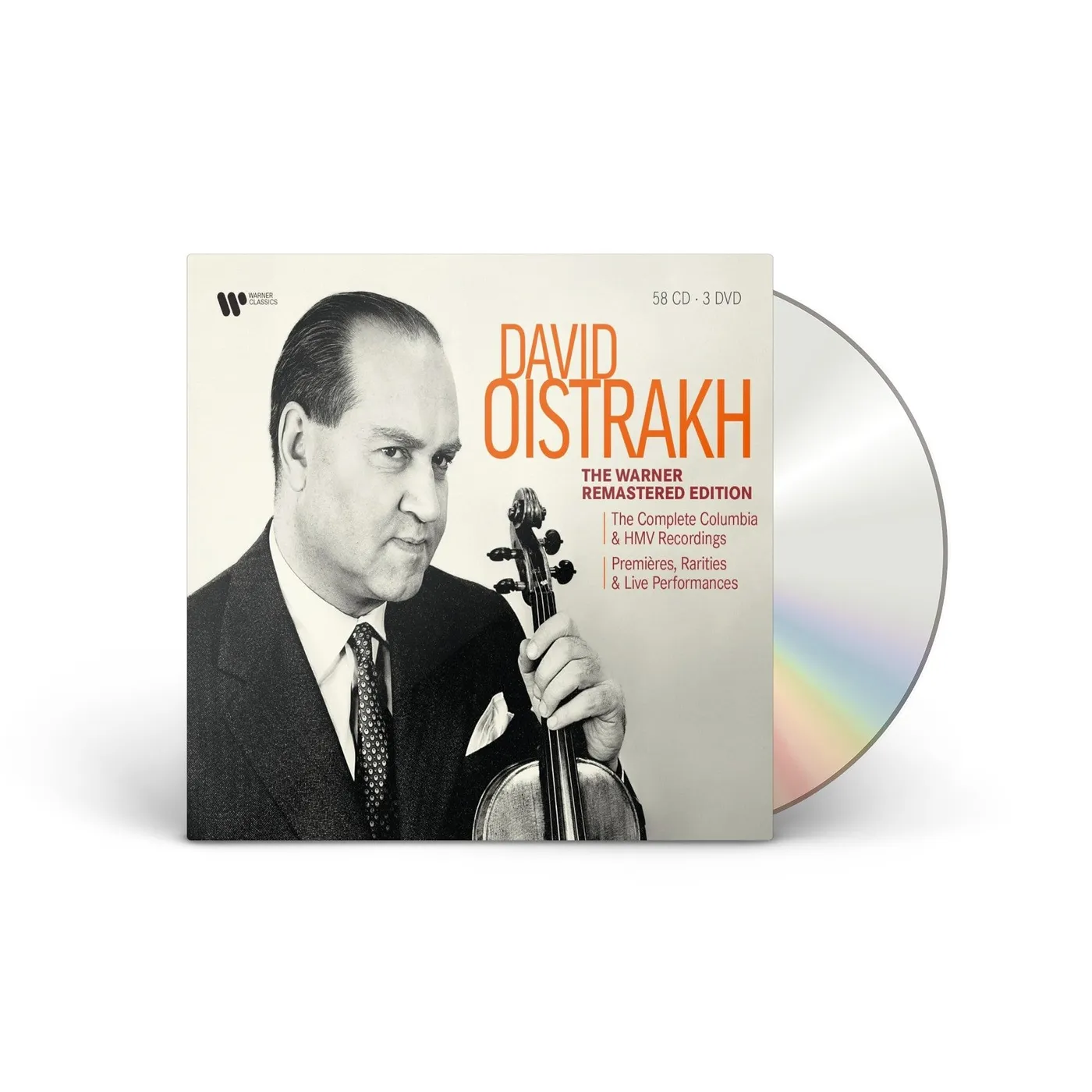David Oistrakh The Warner Remastered Edition - Complete Columbia & HMV Recordings / Premières & Rarities 61CD