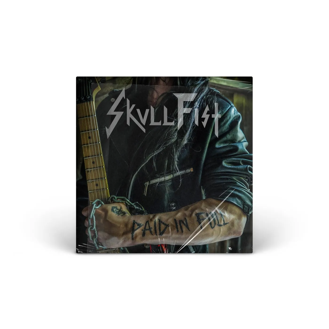 Skull Fist Paid In Full (White/black marbled) vinyl LP