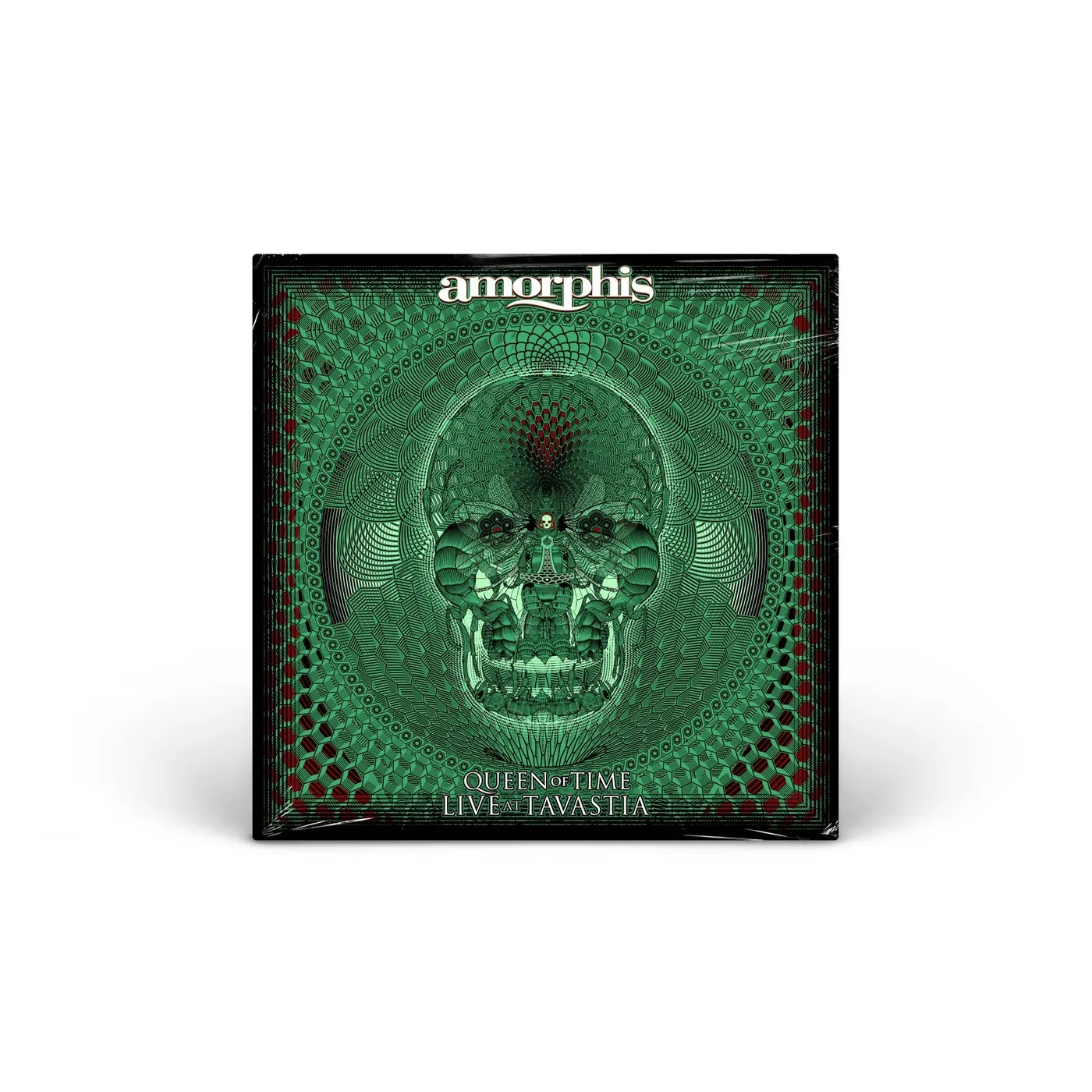 Amorphis Queen Of Time (Live At Tavastia 2021) 2LP in gatefold (green blackdust) with signed insert vinyl 2LP