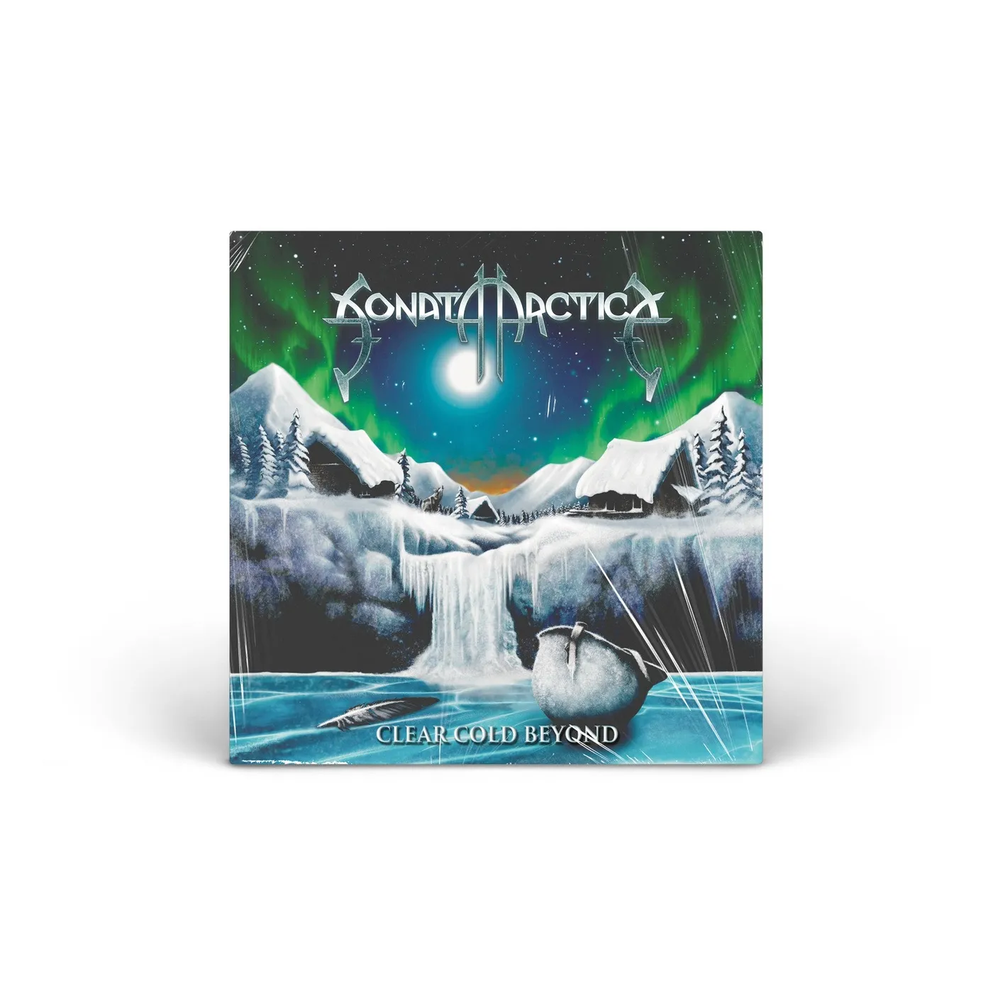 Sonata Arctica Clear Cold Beyond 2LP (white & black marbled) in gatefold vinyl 2LP