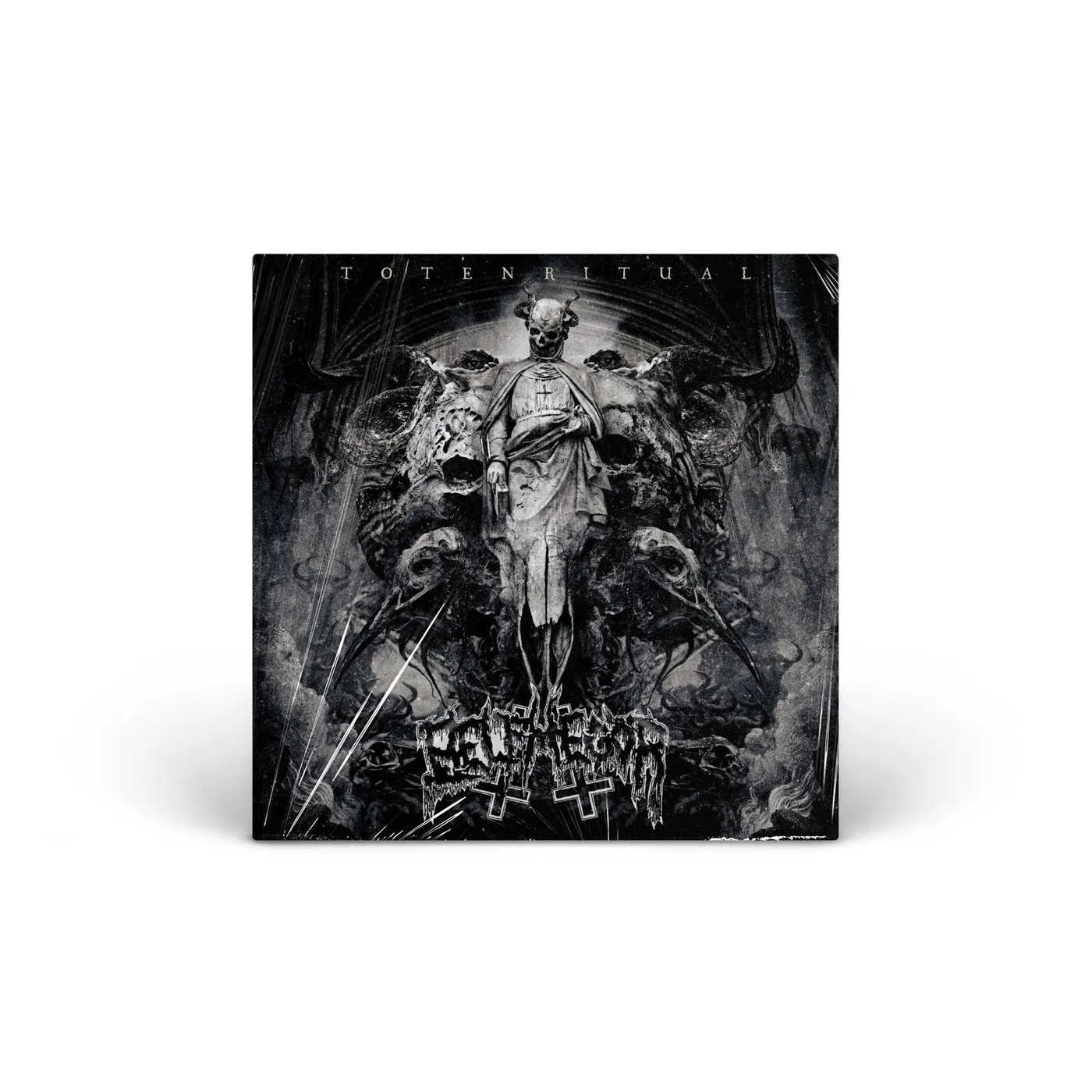 Belphegor Totenritual (Crystal clear, gold, black splatter LP in Gatefold) vinyl LP