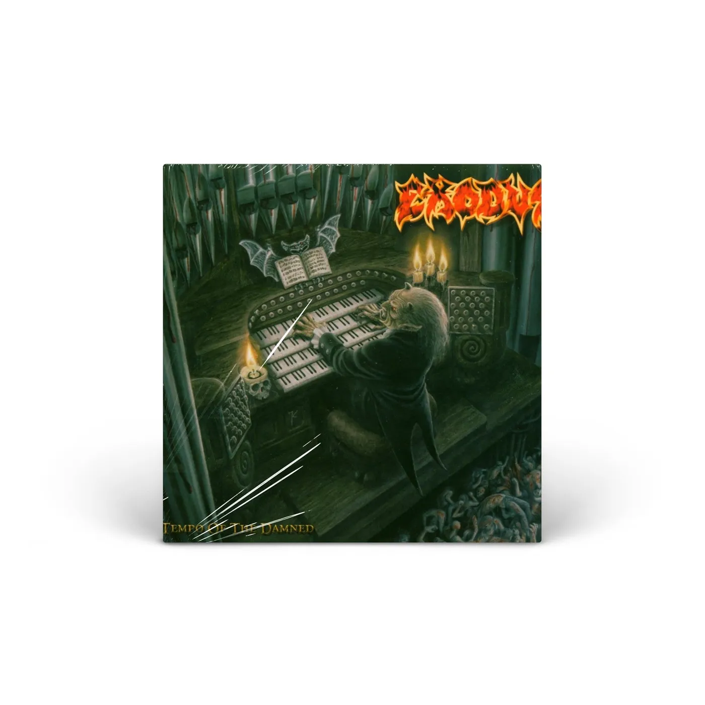 Exodus Tempo Of The Damned (Natural Yellow Red Splatter) vinyl LP