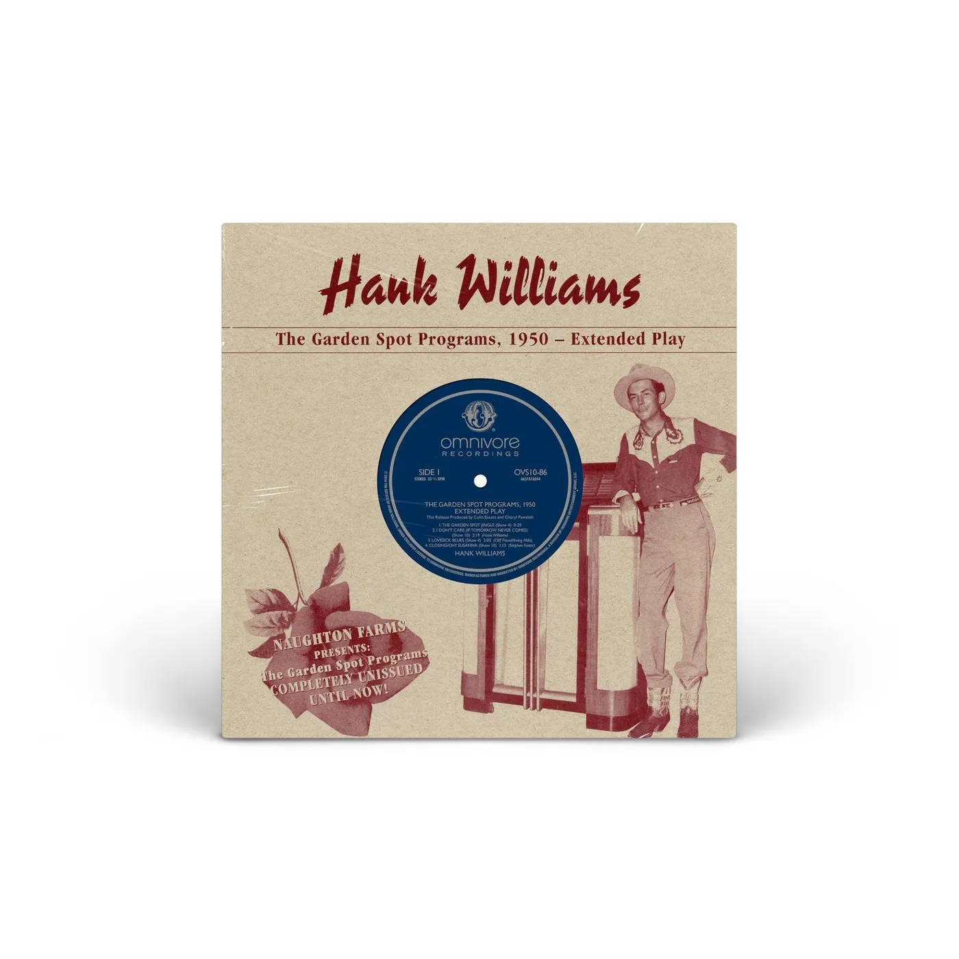 Hank Williams The Garden Spot Program, 1950 (Extended Play) vinyl LP