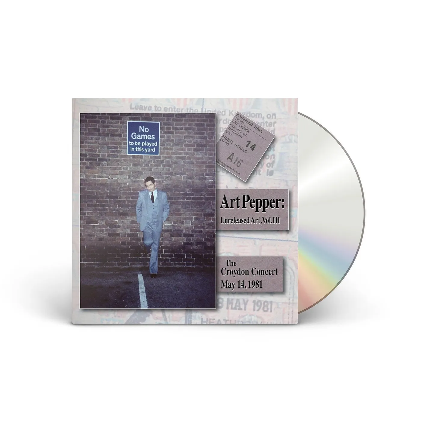 Art Pepper Unreleased Art, Vol. III: The Croydon Concert, May 14, 1981 2CD