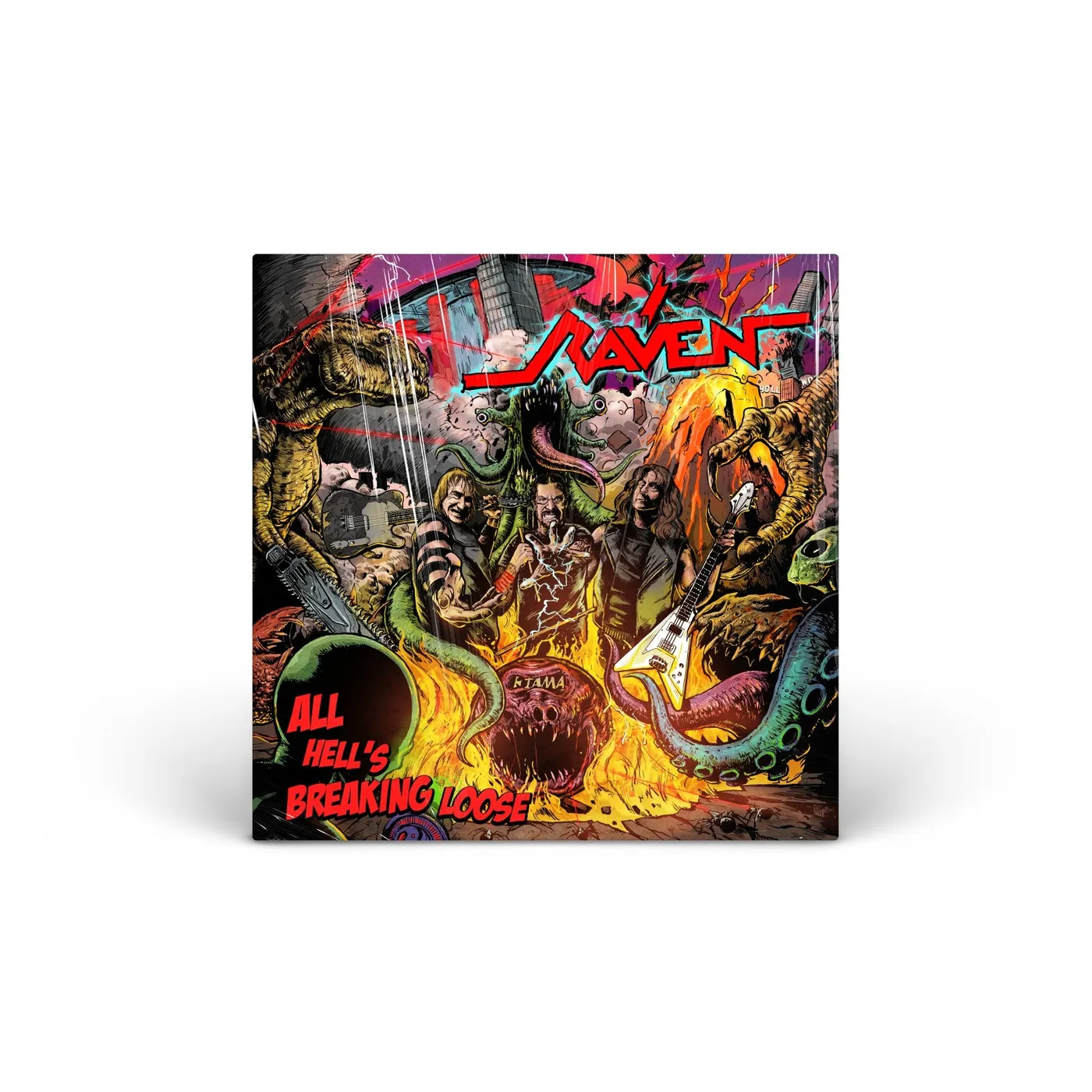 Raven All Hell's Breaking Loose vinyl LP