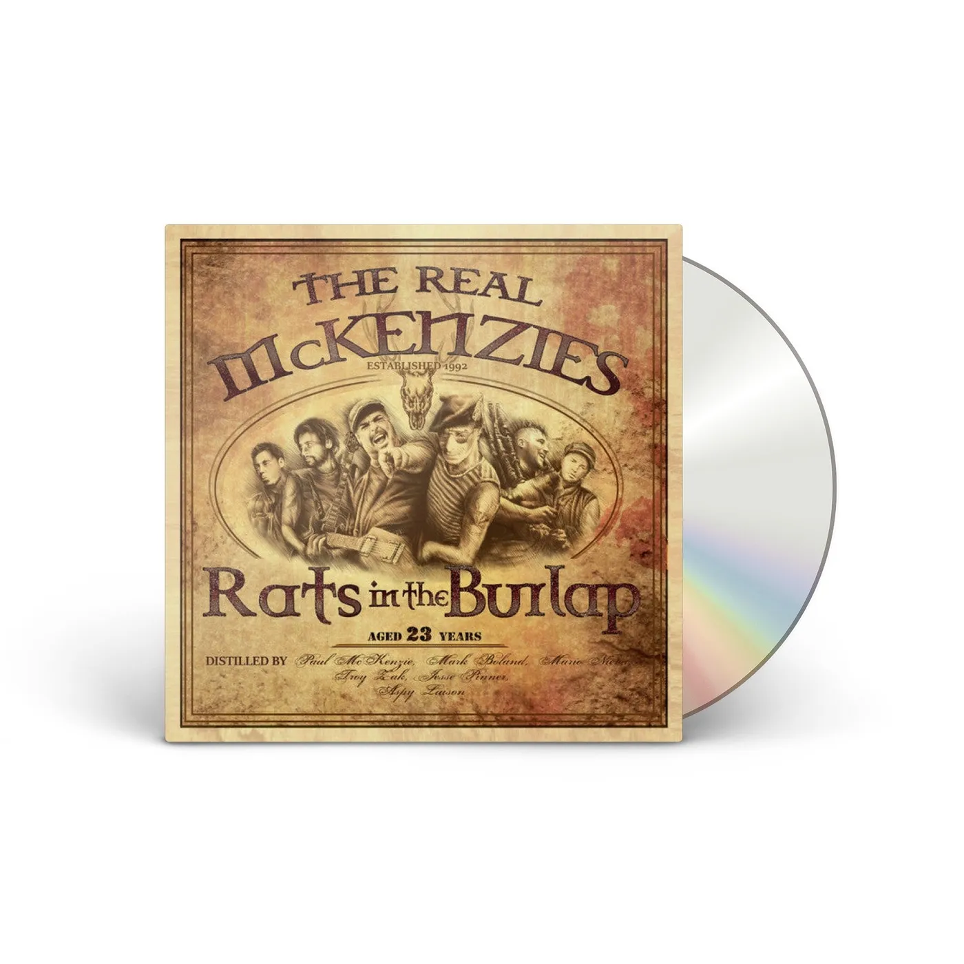 The Real McKenzies Rats In The Burlap CD