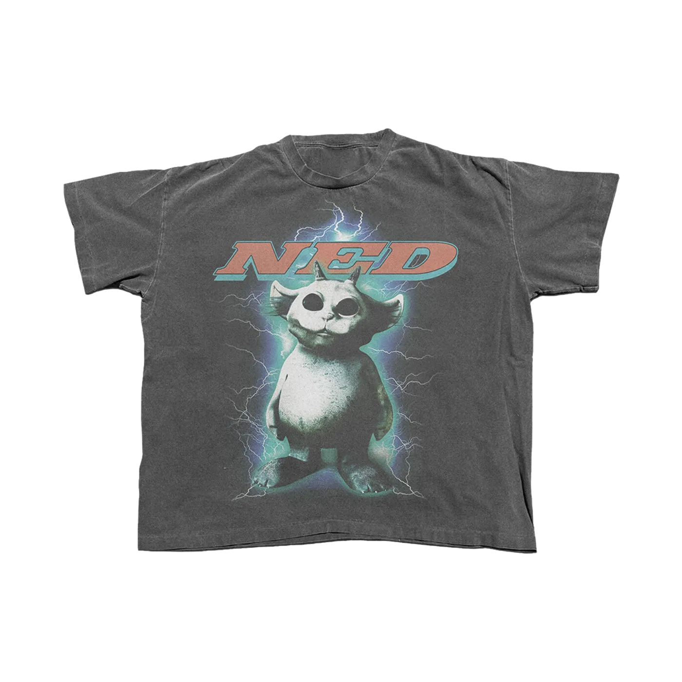 Ned Bayou WEIRD SCIENCE GREY T-SHIRT