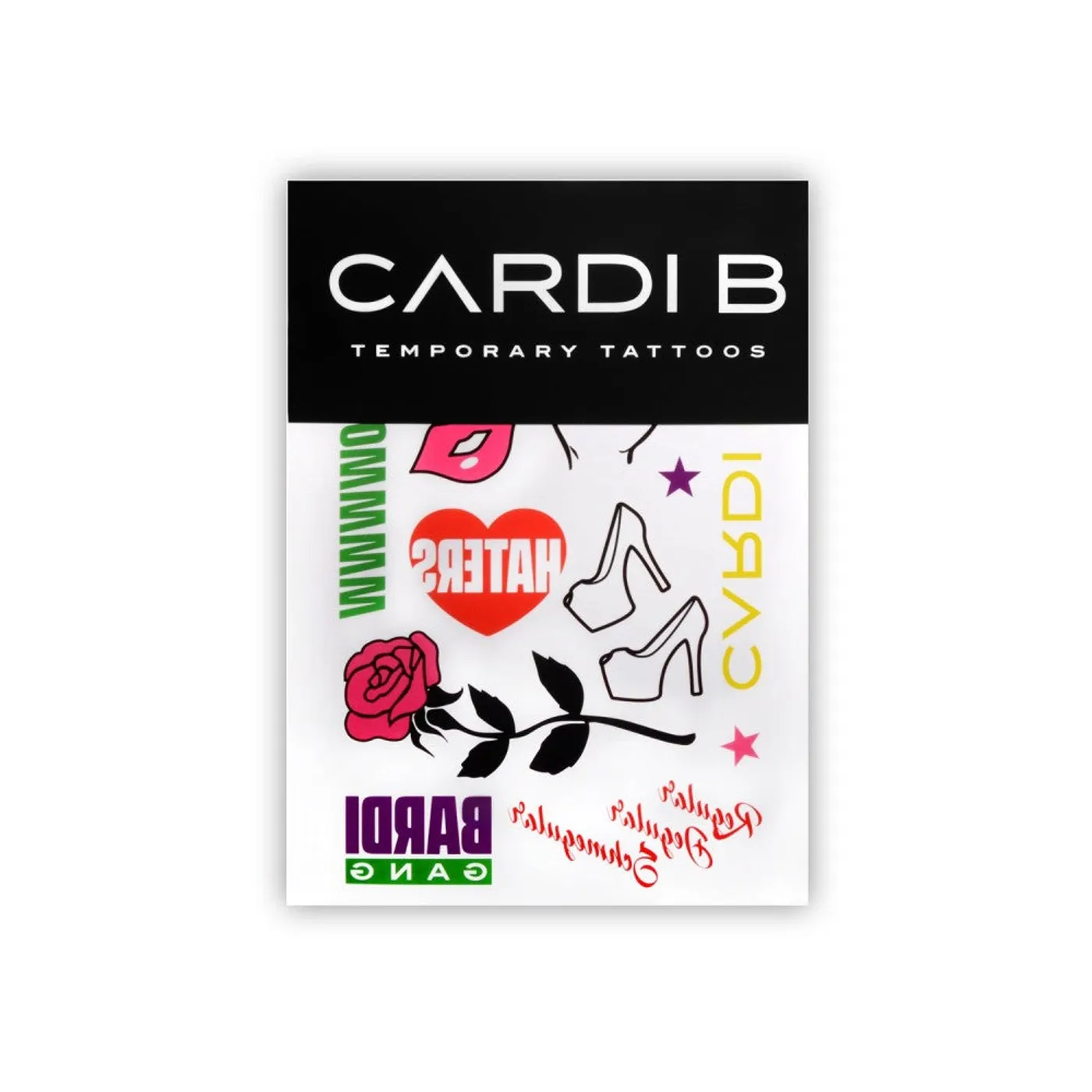 Cardi B Temporary Tattoos