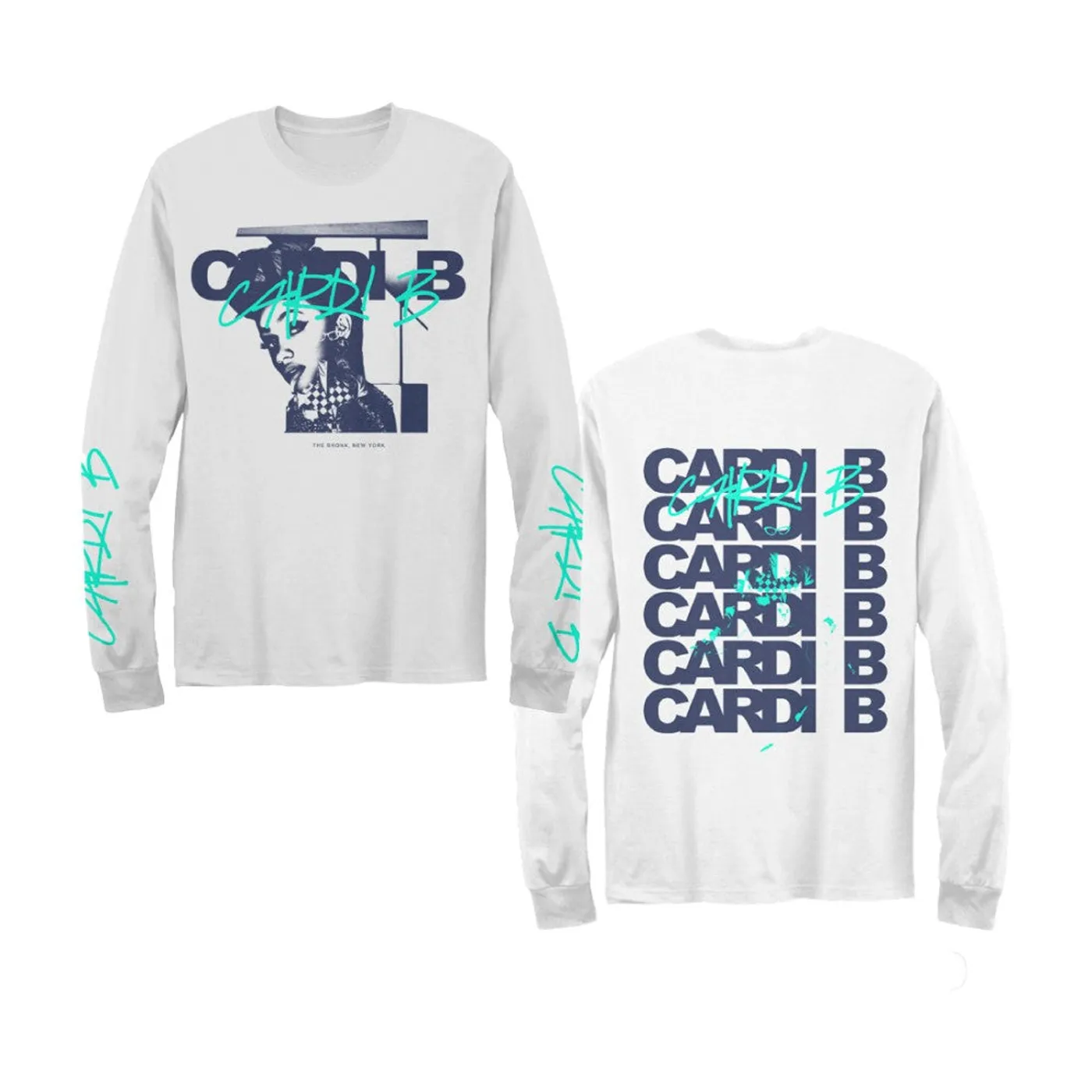 Cardi B Contrast Cardi Longsleeve T-Shirt