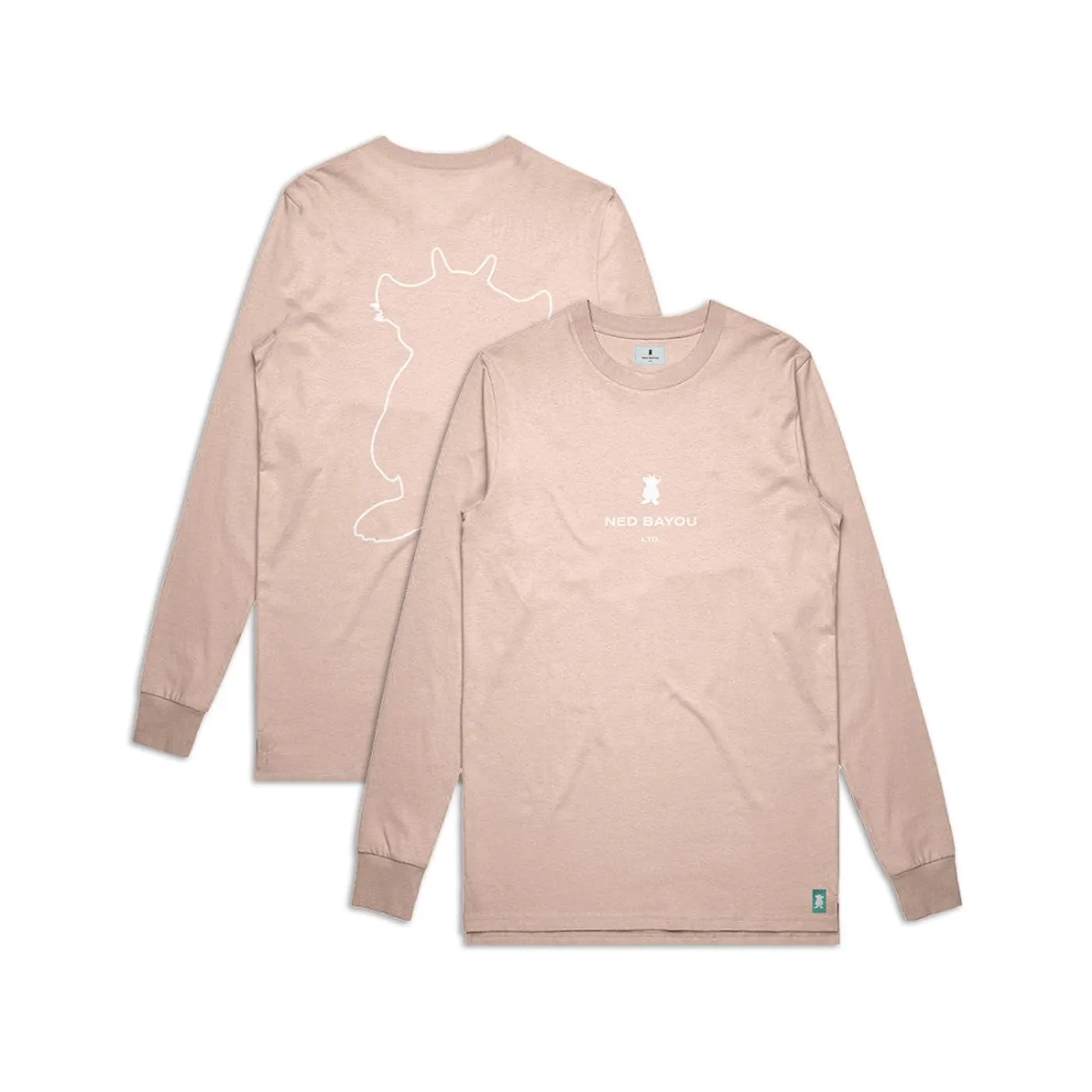 Ned Bayou Outline Longsleeve (Peach)