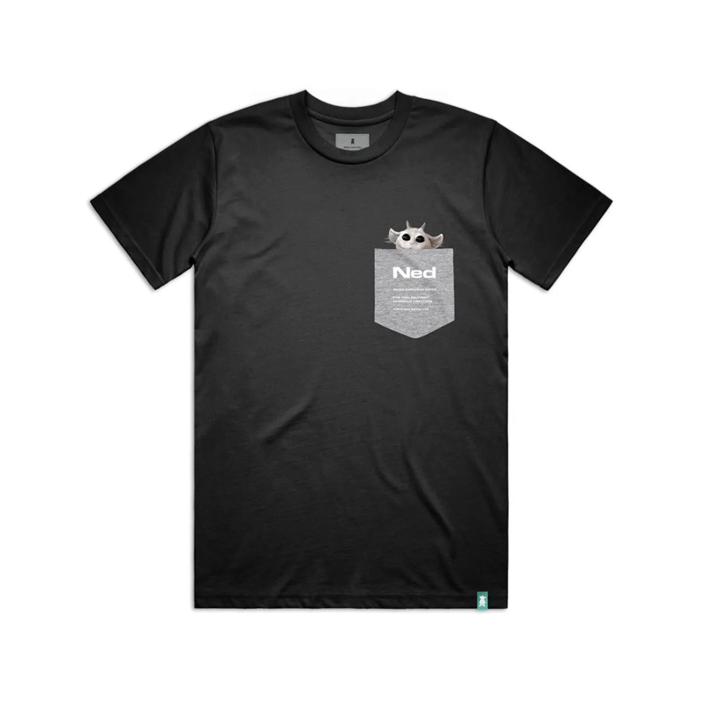 Ned Bayou Pocket T-Shirt (Black)