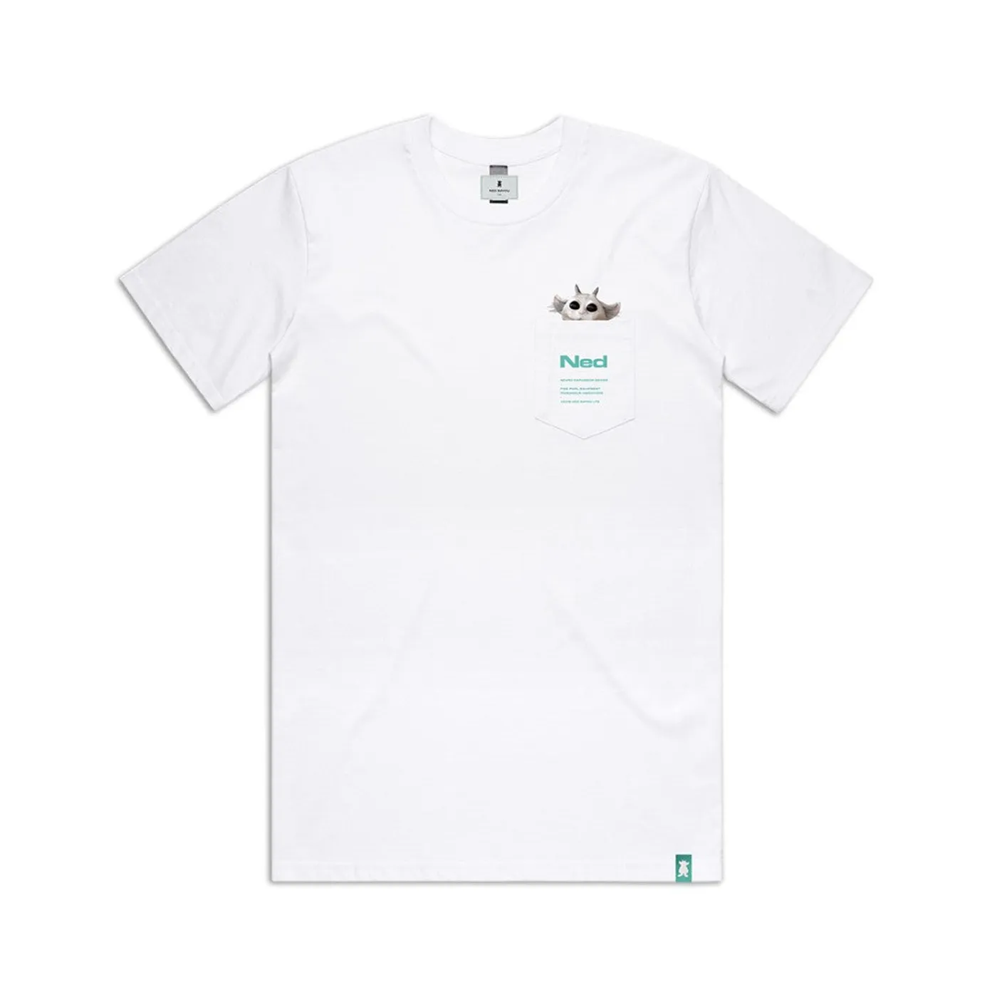 Ned Bayou Pocket T-Shirt (White)