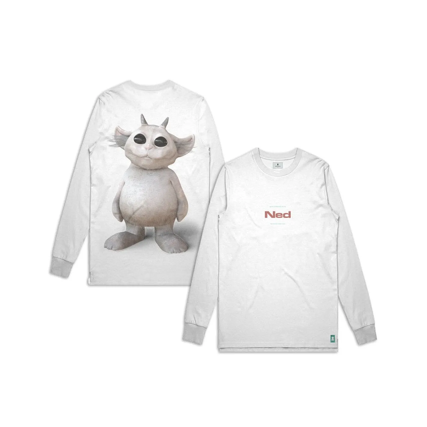 Ned Bayou Photo Longsleeve (White)