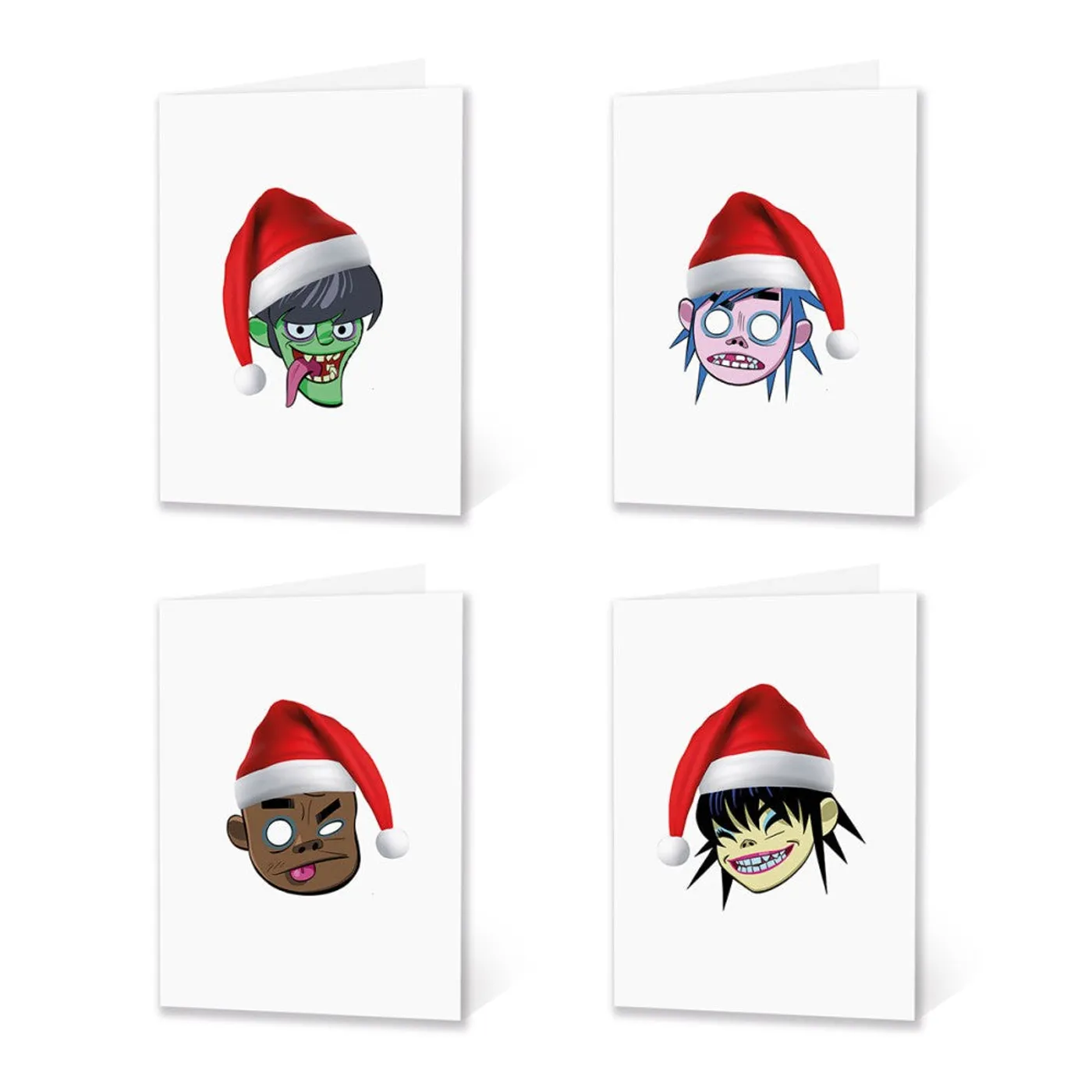 Gorillaz 2019 Character Christmas Card Set