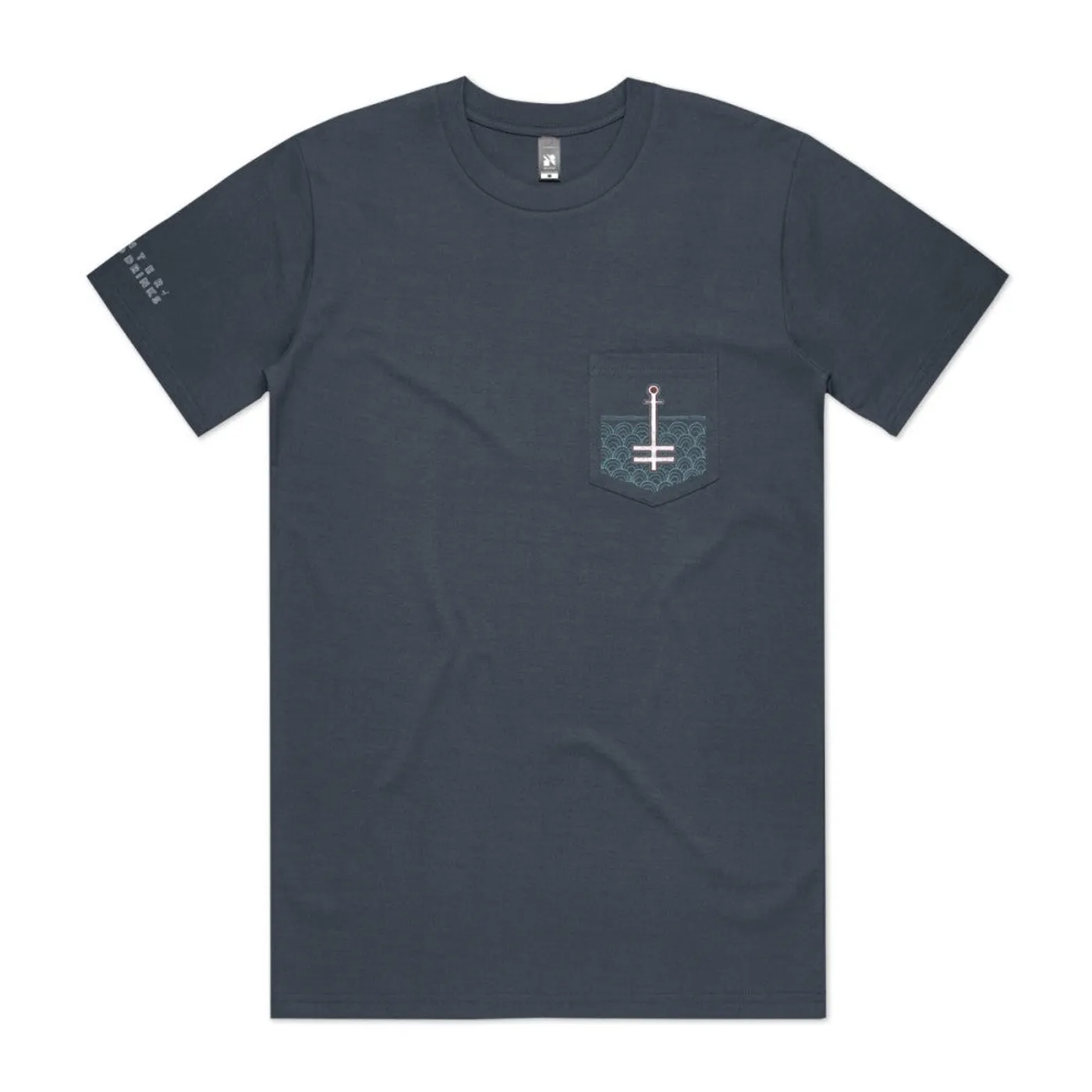 Frightened Rabbit Winter Of Mixed Drinks Anniversary Pocket T-Shirt Blue