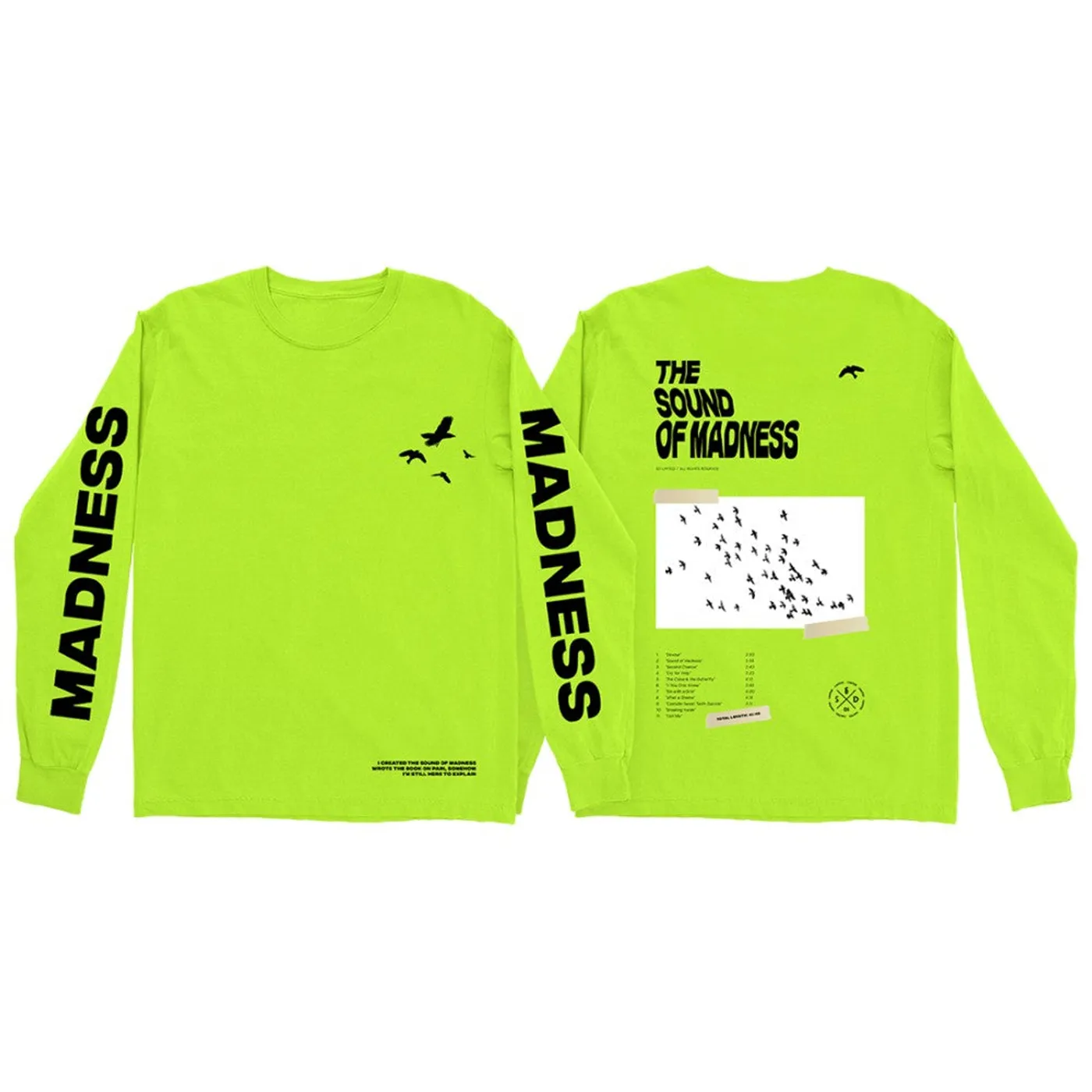 Shinedown Sound of Madness Long Sleeve (Neon)