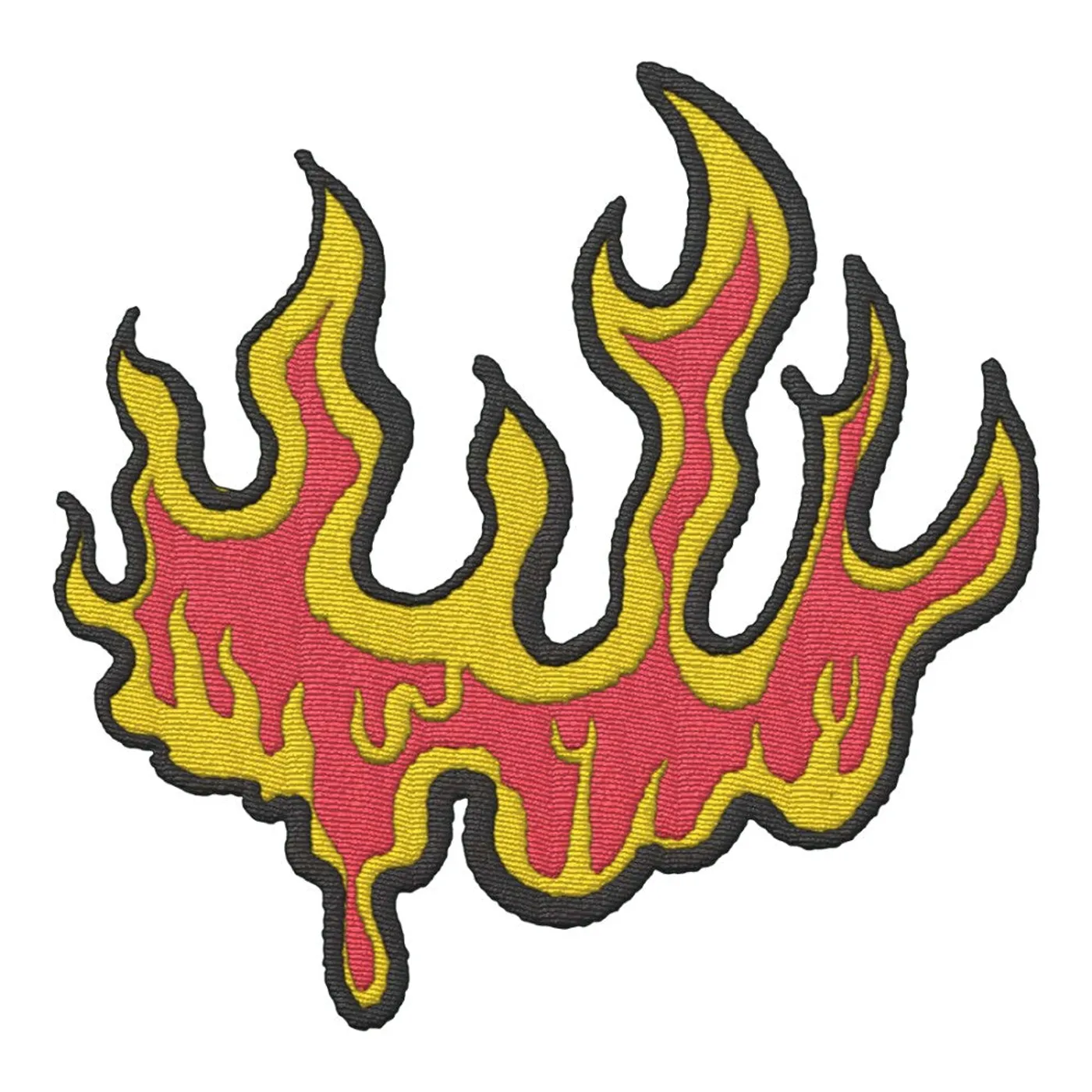 Oliver Tree Flames Patch