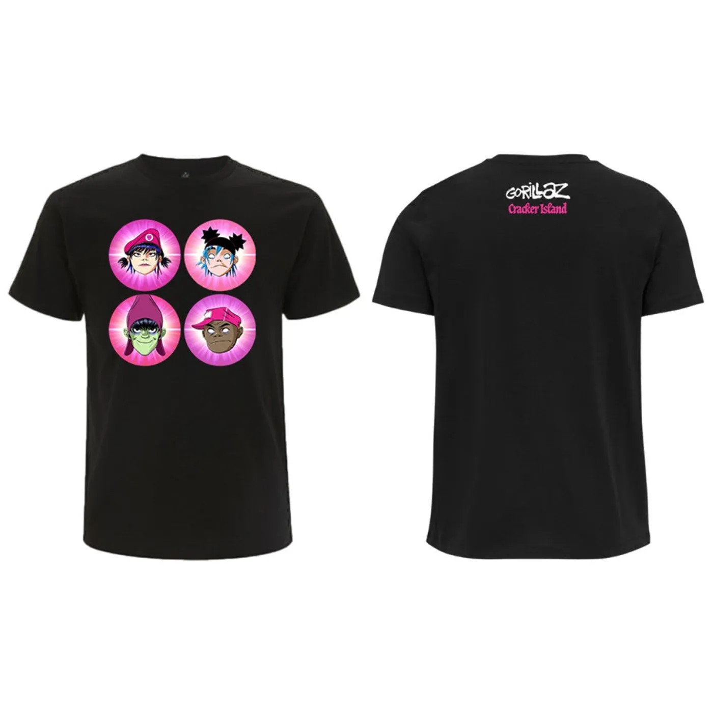 Gorillaz Cracker Island Band T-Shirt