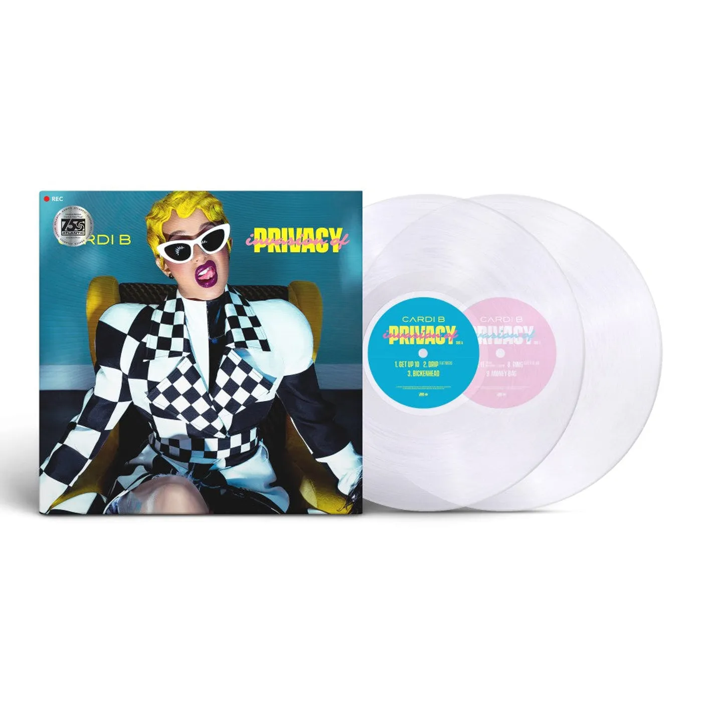 Cardi B Invasion of Privacy Clear Vinyl