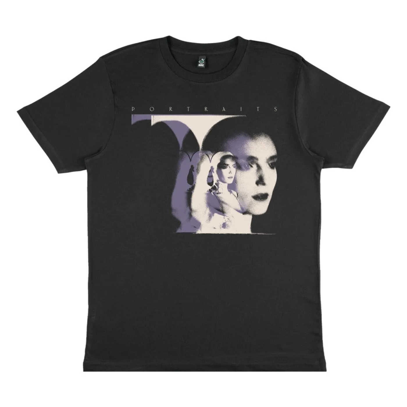 Birdy Portraits Duotone Photo Black T-Shirt