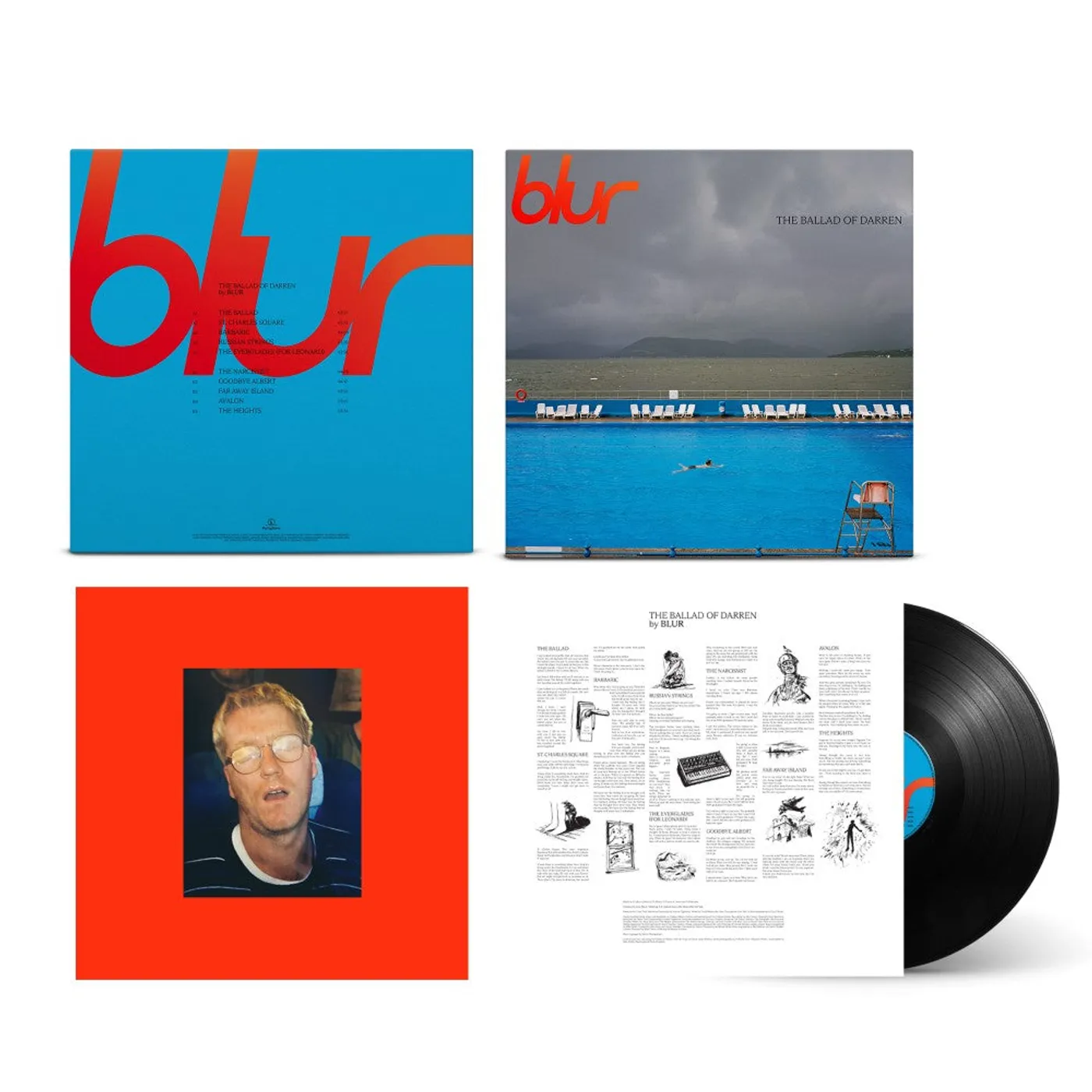 Blur The Ballad of Darren Standard Black Vinyl