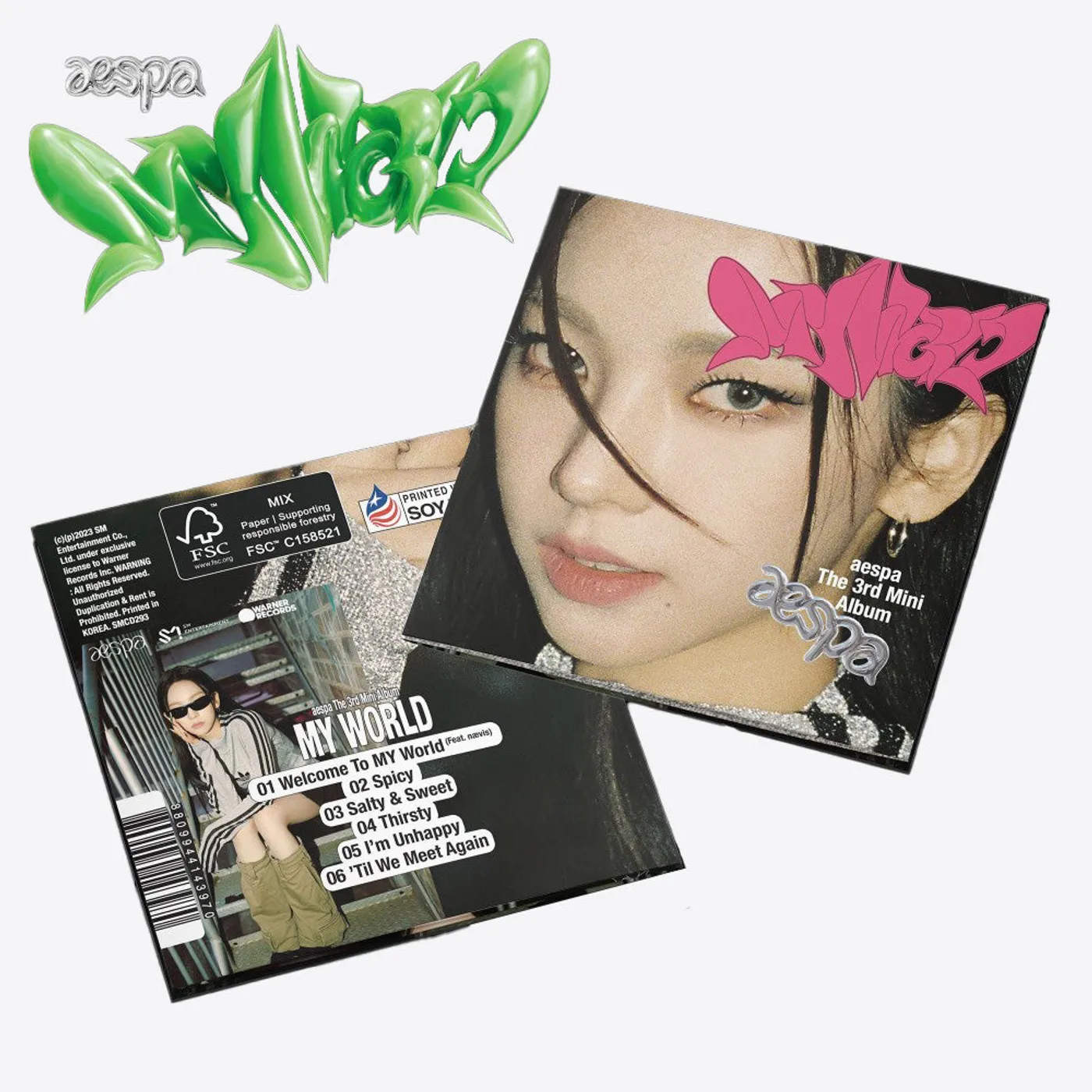 aespa MY WORLD Poster Version (KARINA Cover)