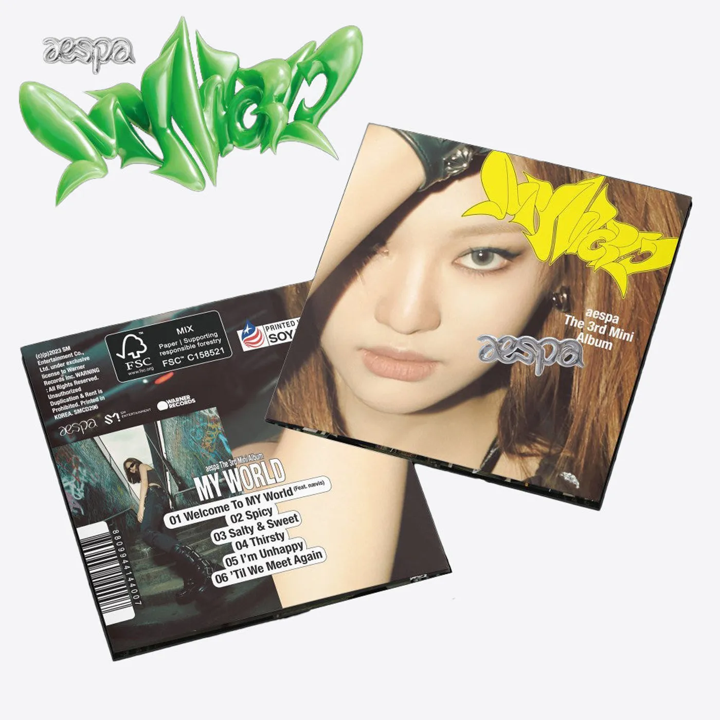 aespa MY WORLD Poster Version (NINGNING Cover)