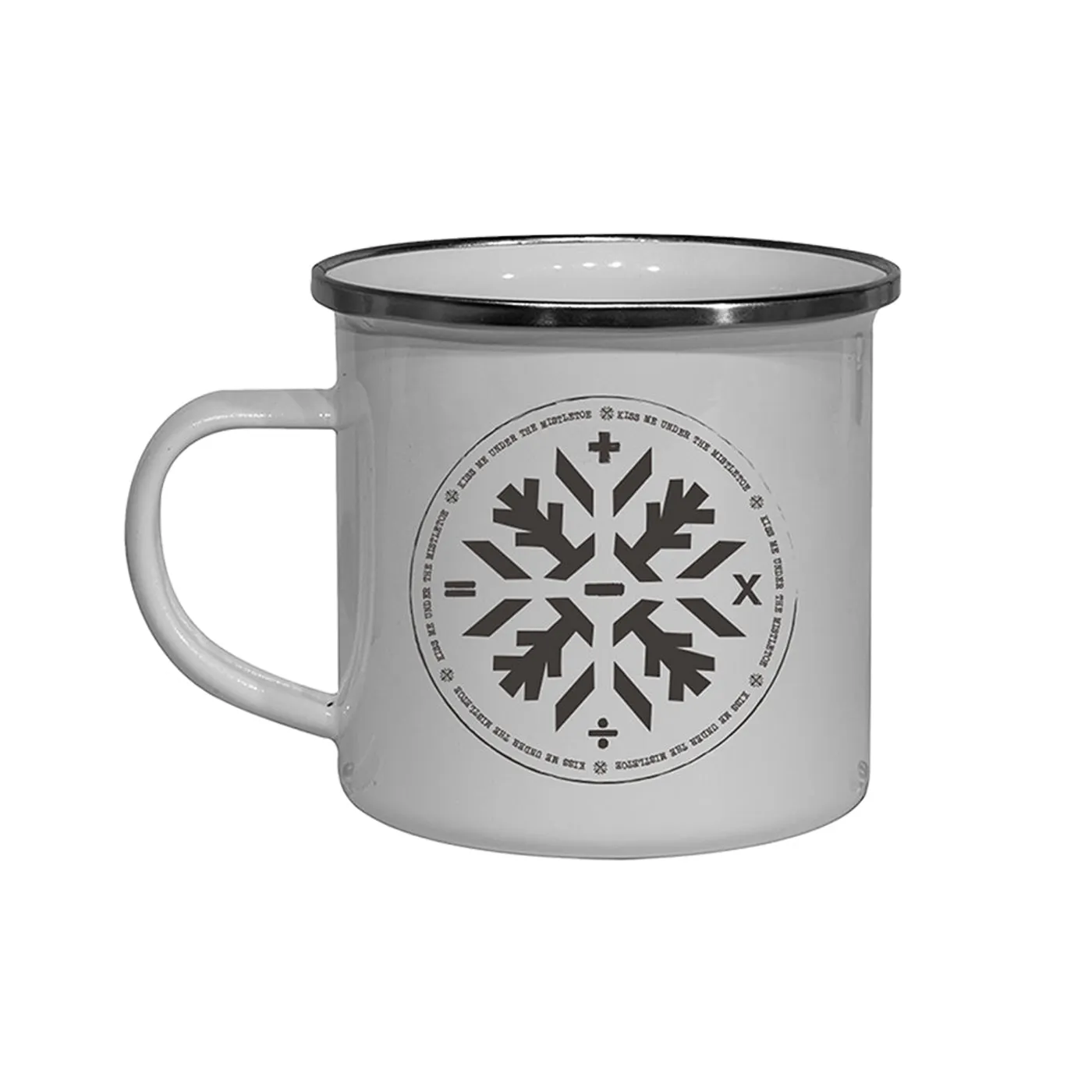 Ed Sheeran Snowflake Enamel Mug